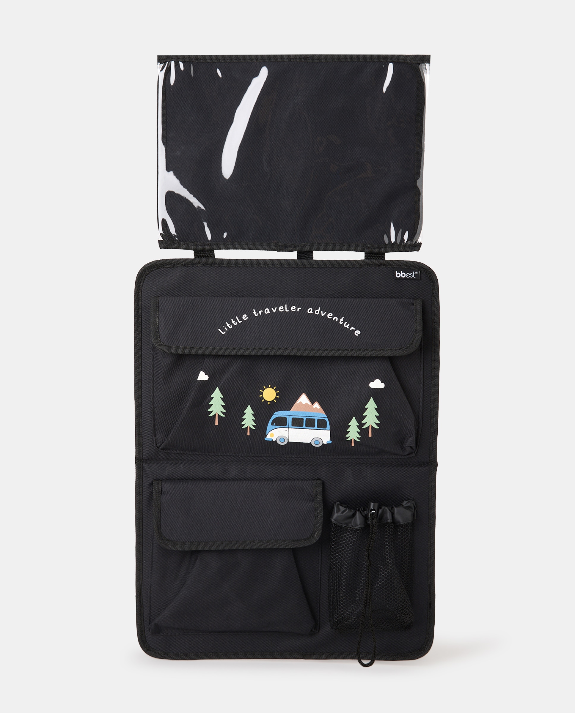Organizador para coche Bbest con bolsillo para Tablet - Negro Negro-1