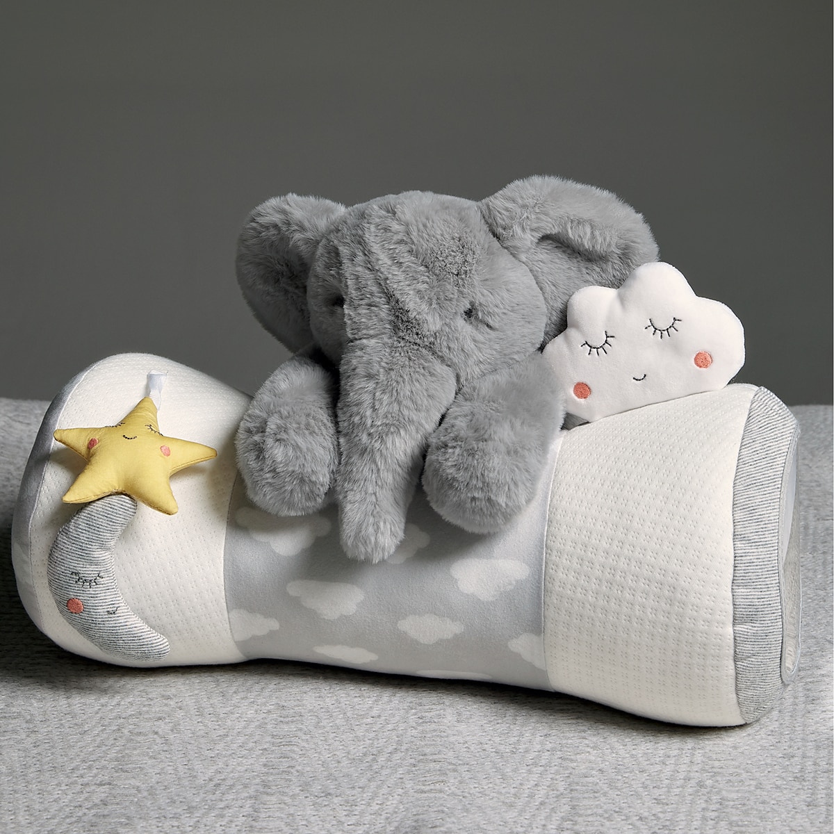 Peluche Mamas & Papas Archie the Elephant gris Gris-7