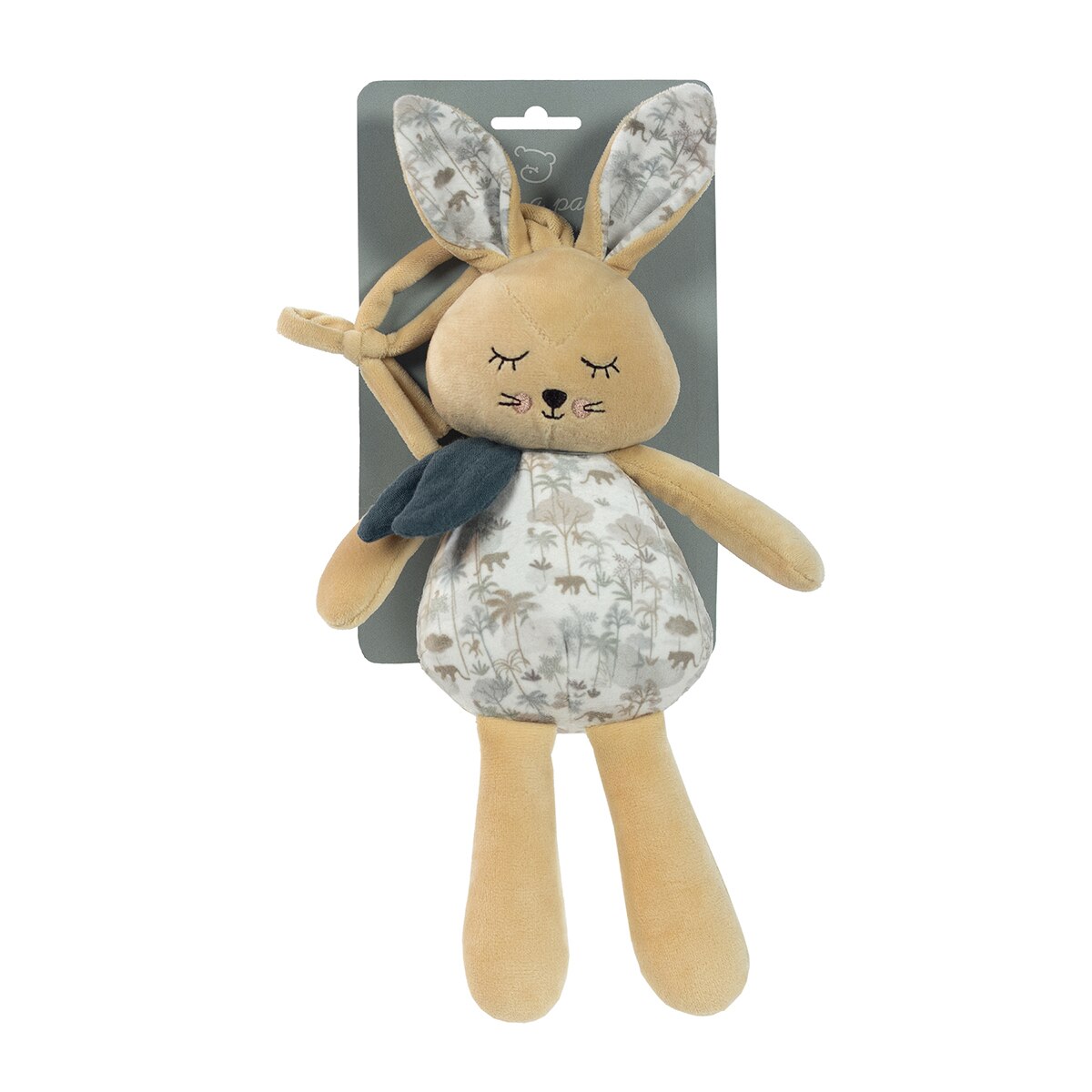 Peluche Coelho Musical Mr&Mrs Rabbit Verde Água-5