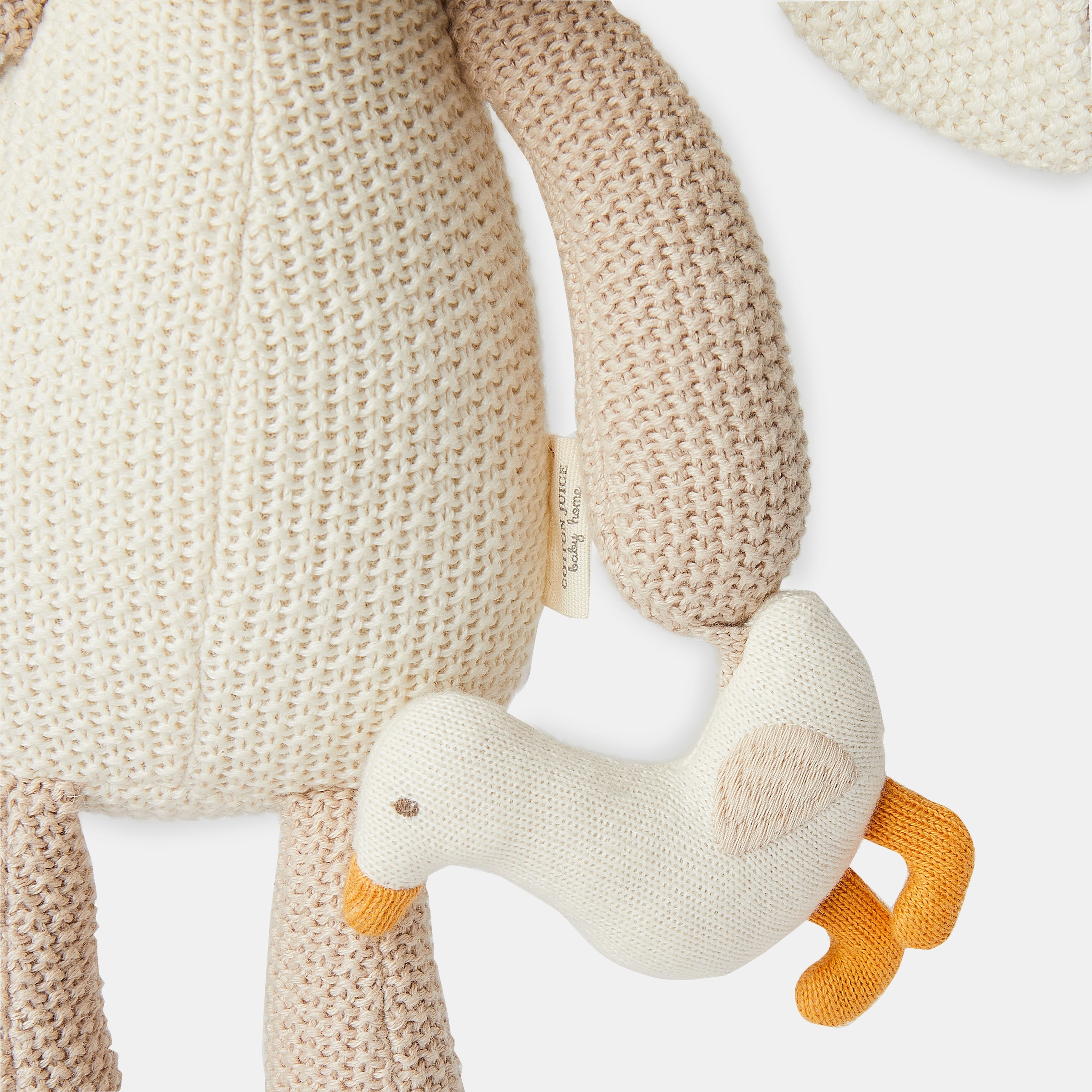 Peluche de Apego Happy Fam Coelho de Algodão Orgânico Multicolor-2