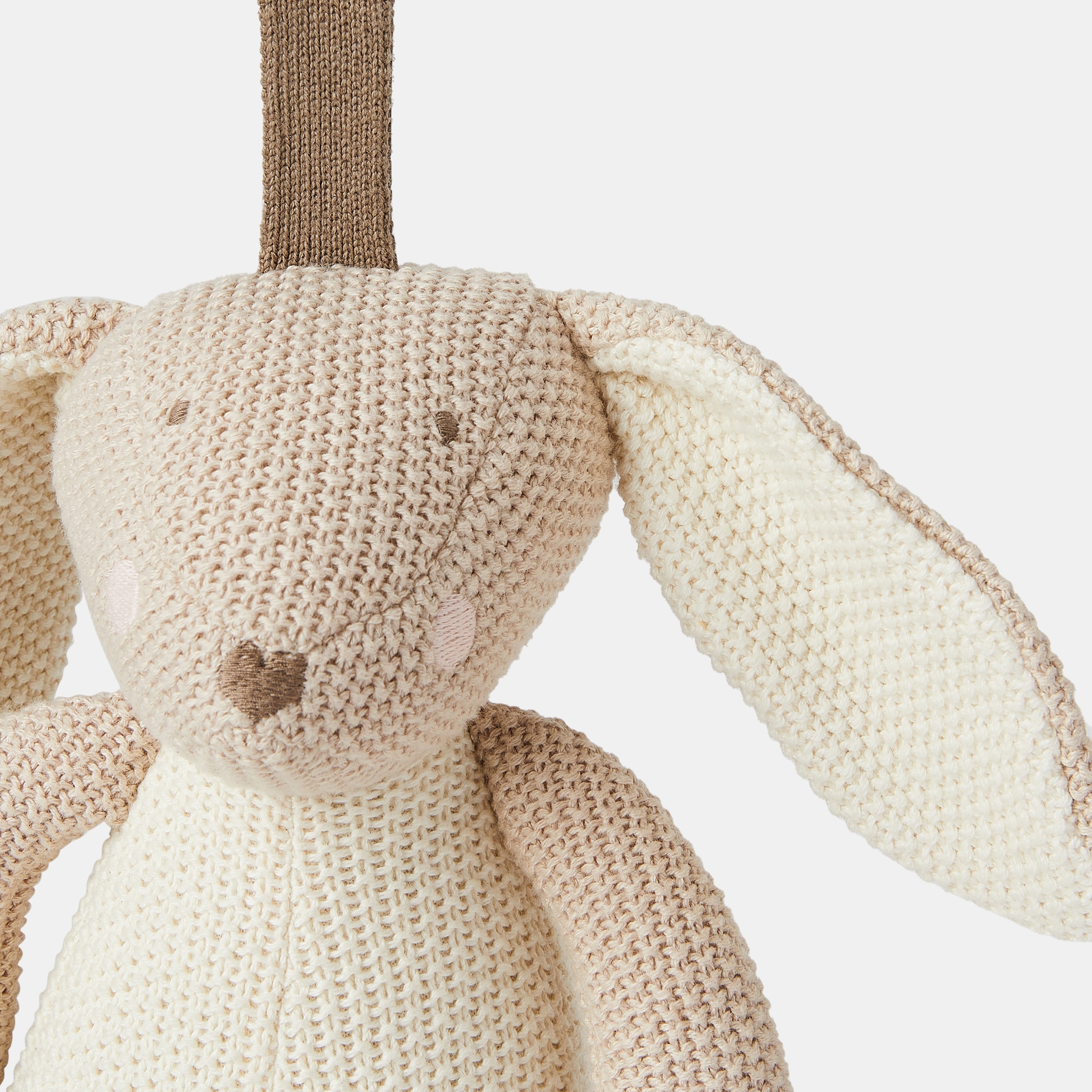 Peluche de Apego Happy Fam Coelho de Algodão Orgânico Multicolor-3