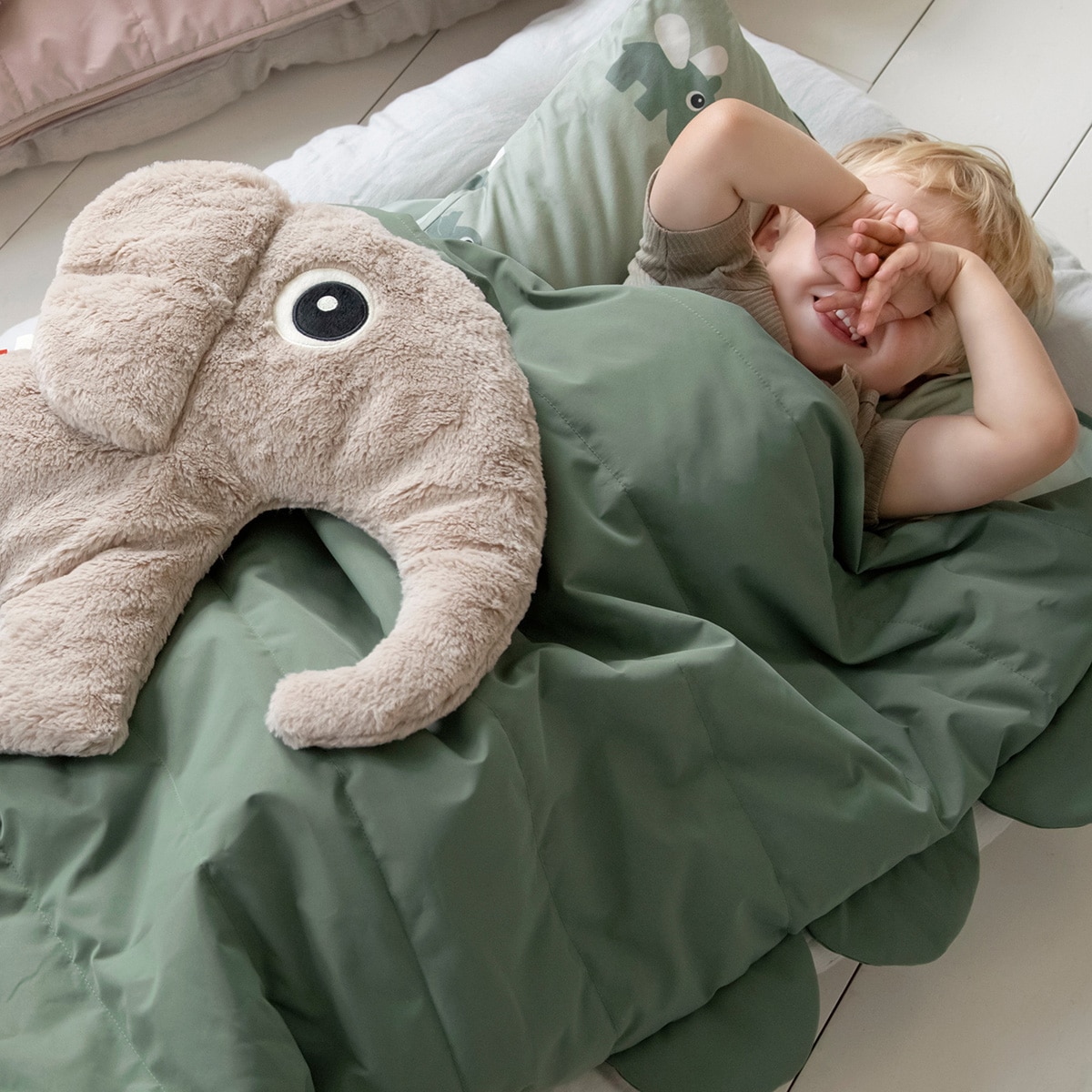 Peluche Elphee Happy Clouds Bege-4