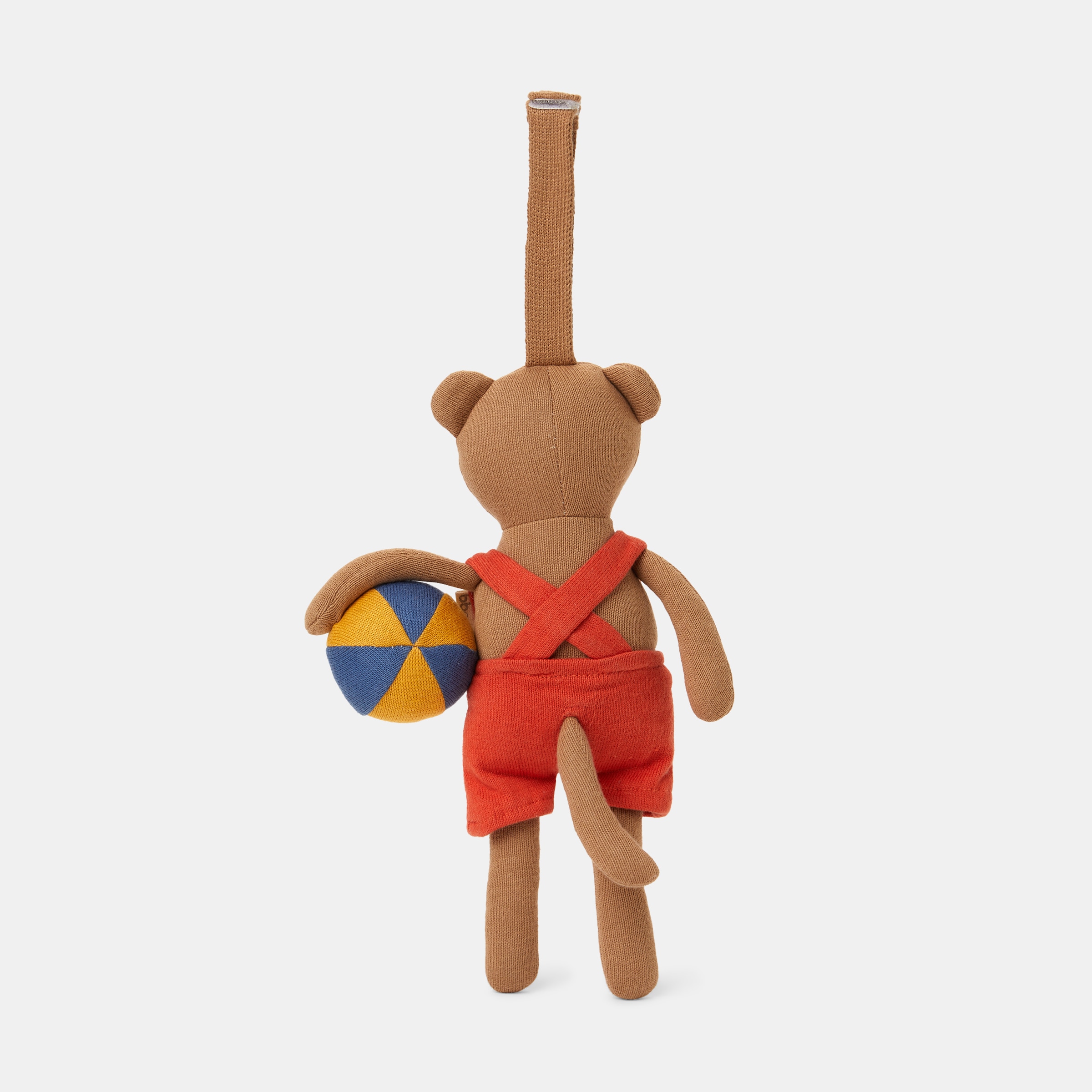 Macaco de Peluche de Apego de Tricot Multicolor-2