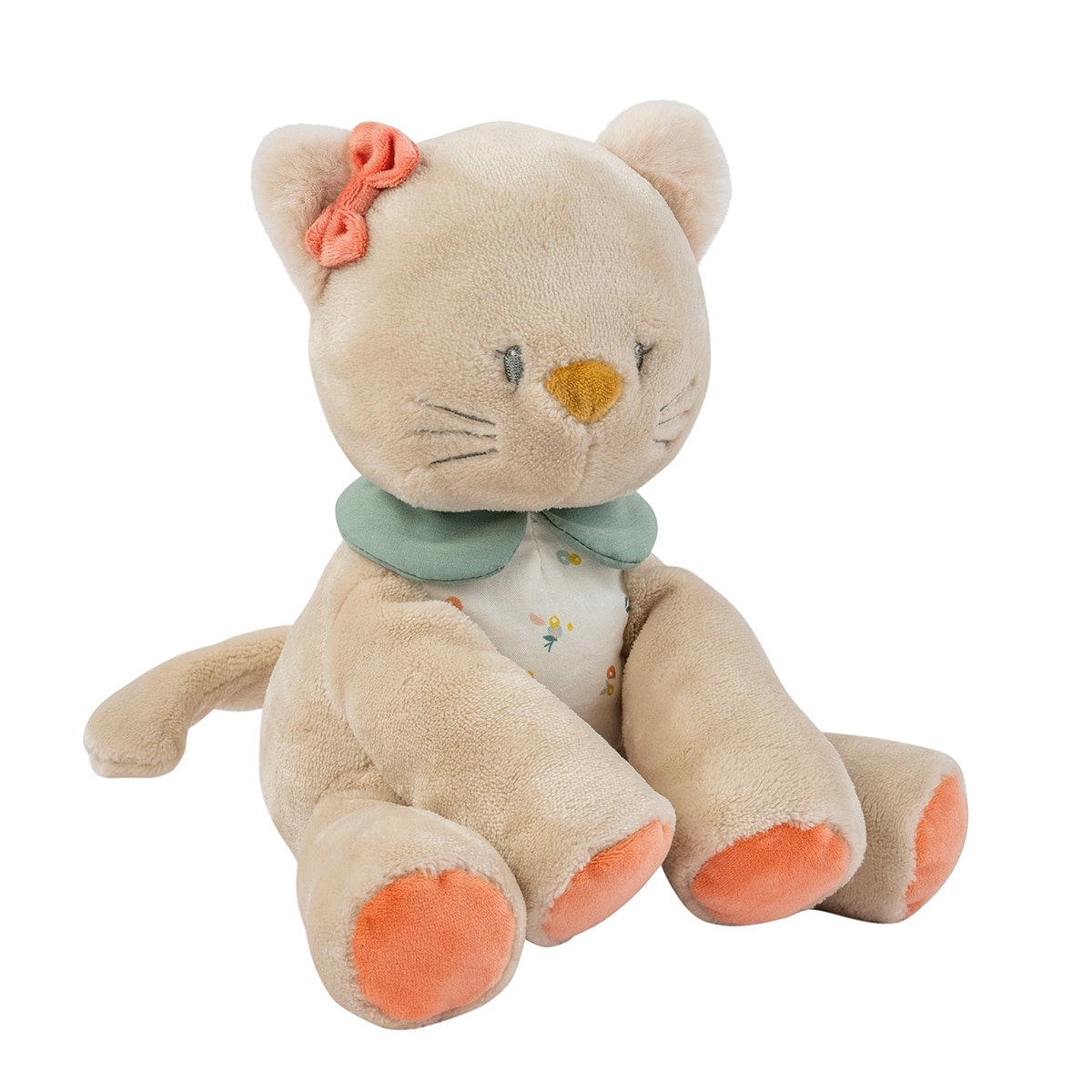 Peluche gato Nattou 20cm colección Mila, Zöe & Lana Beige-2