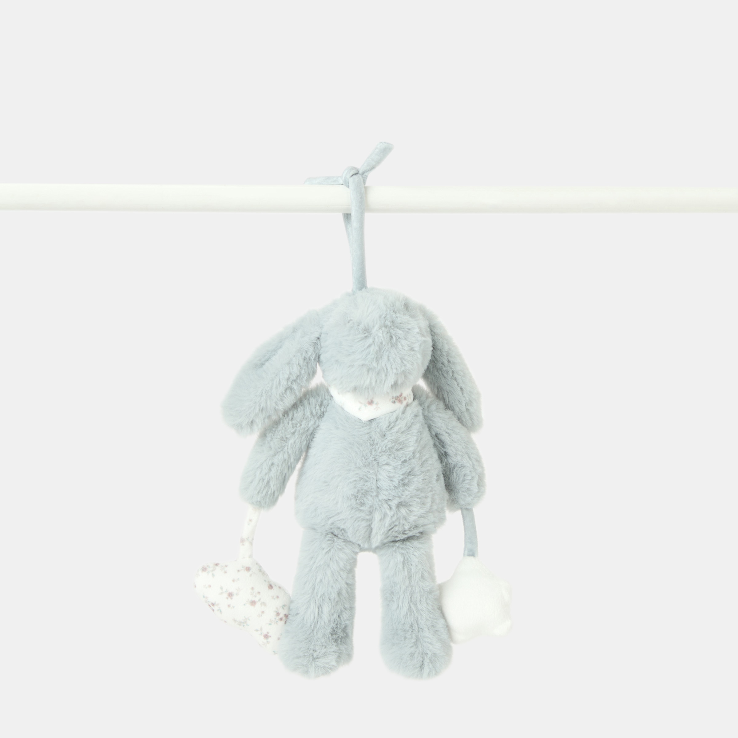 Cotton Juice Baby Home - Peluche sonajero Cotton Juice Baby Home conejo bandana
