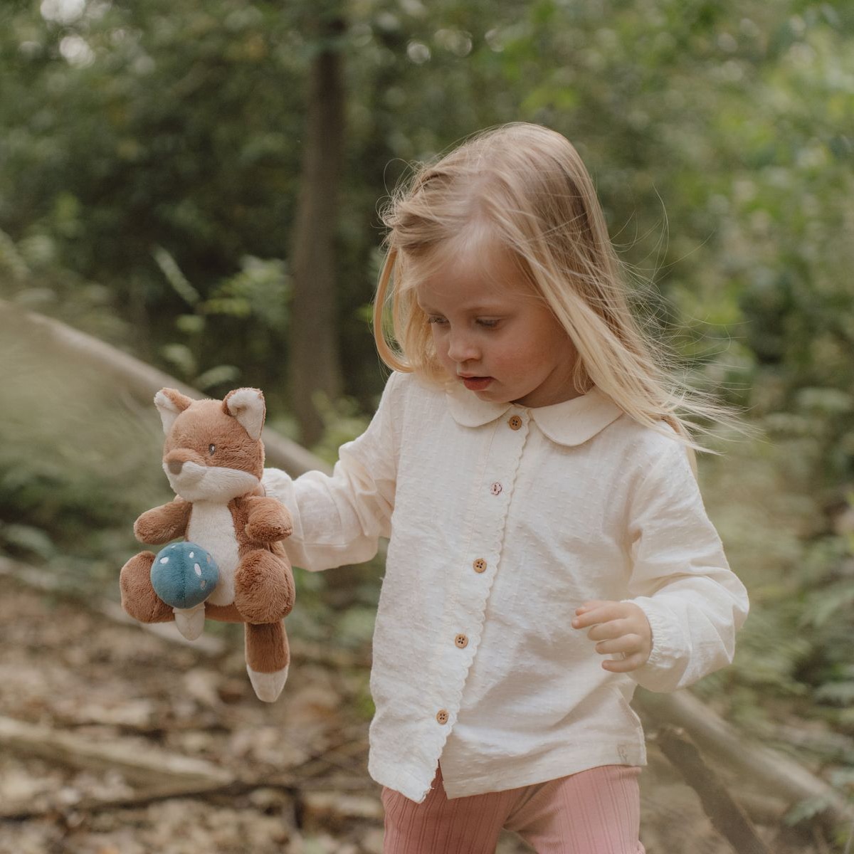 Peluche Little Dutch raposa 15 cm coleção Forest Castanho-claro-8