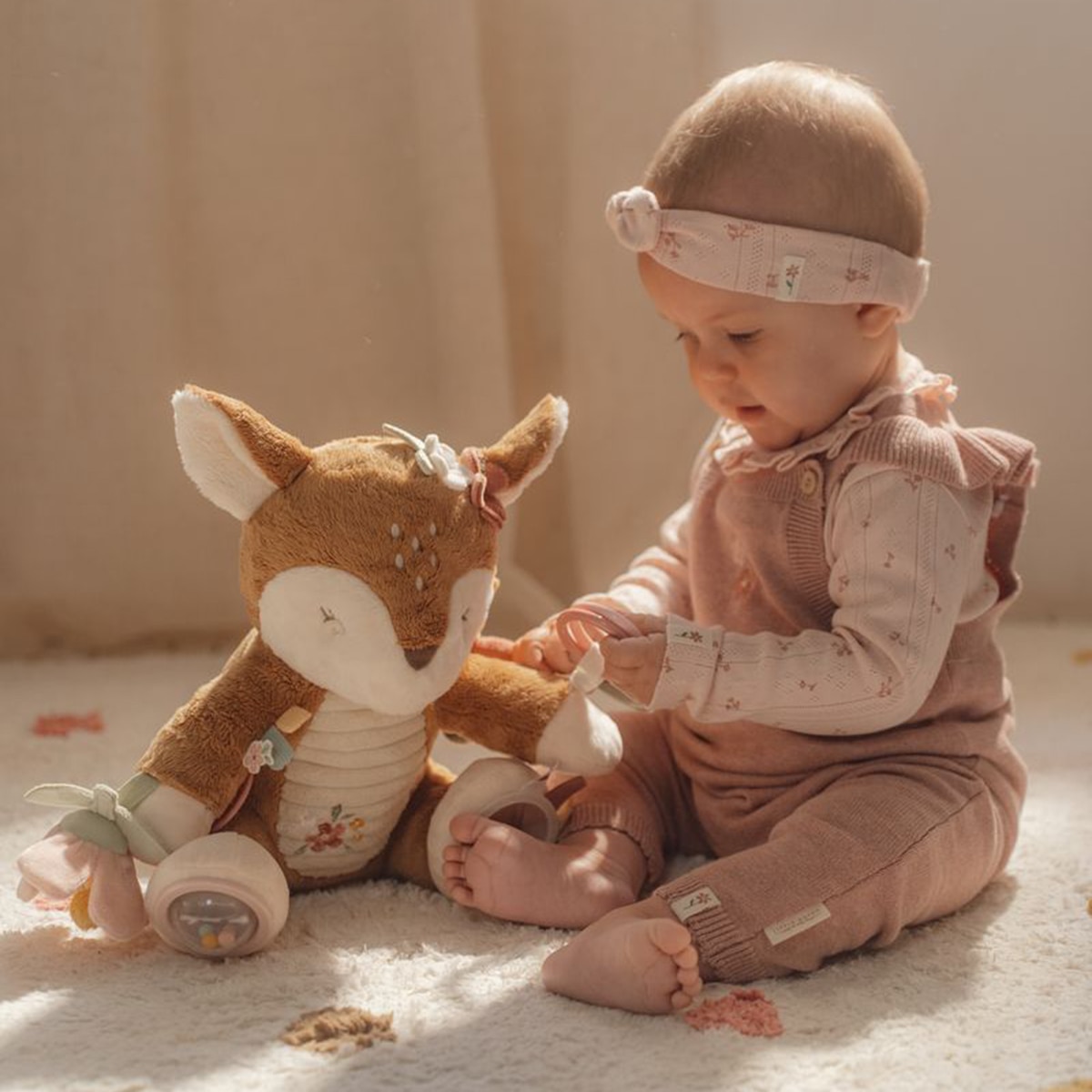 Peluche de Atividades - 25 cm Rosa-claro-4