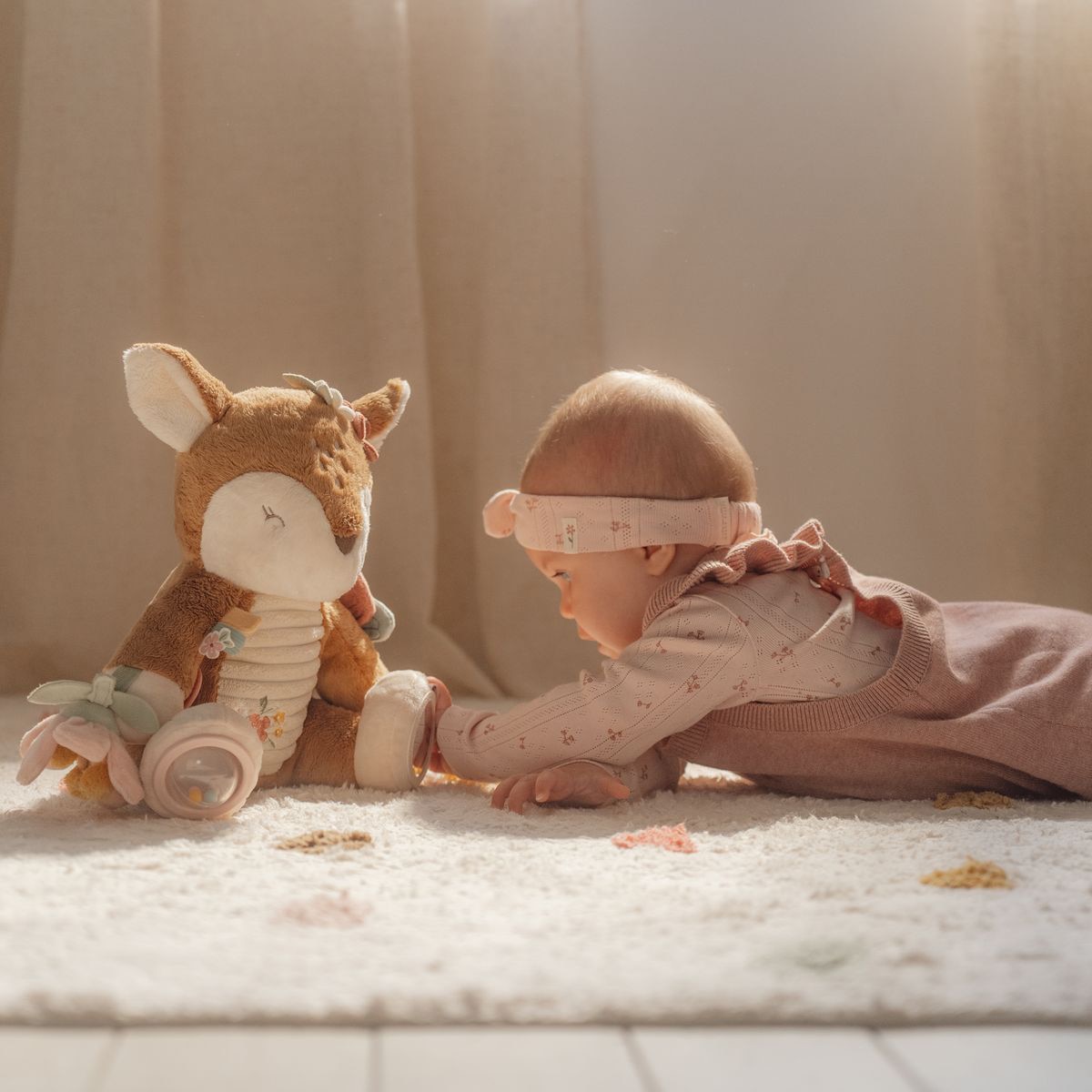 Peluche de Atividades - 25 cm Rosa-claro-6