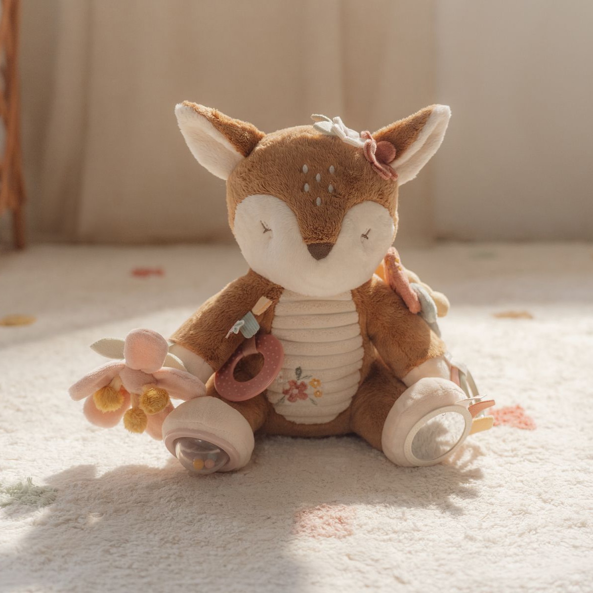 Peluche de Atividades - 25 cm Rosa-claro-8