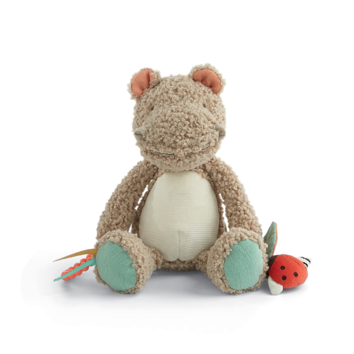 Mamas & Papas - Peluche de actividades Mamas&Papas hipopótamo colección Babyplay.