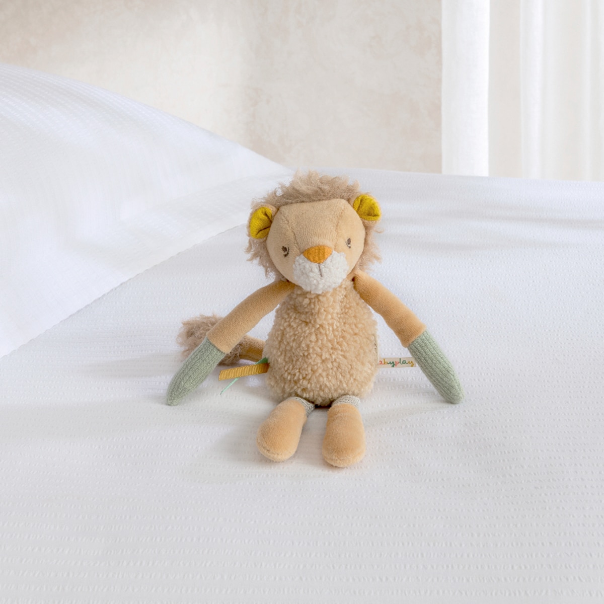 Imagen 2 de Peluche de actividades Mamas&Papas león colección Babyplay Amarillo