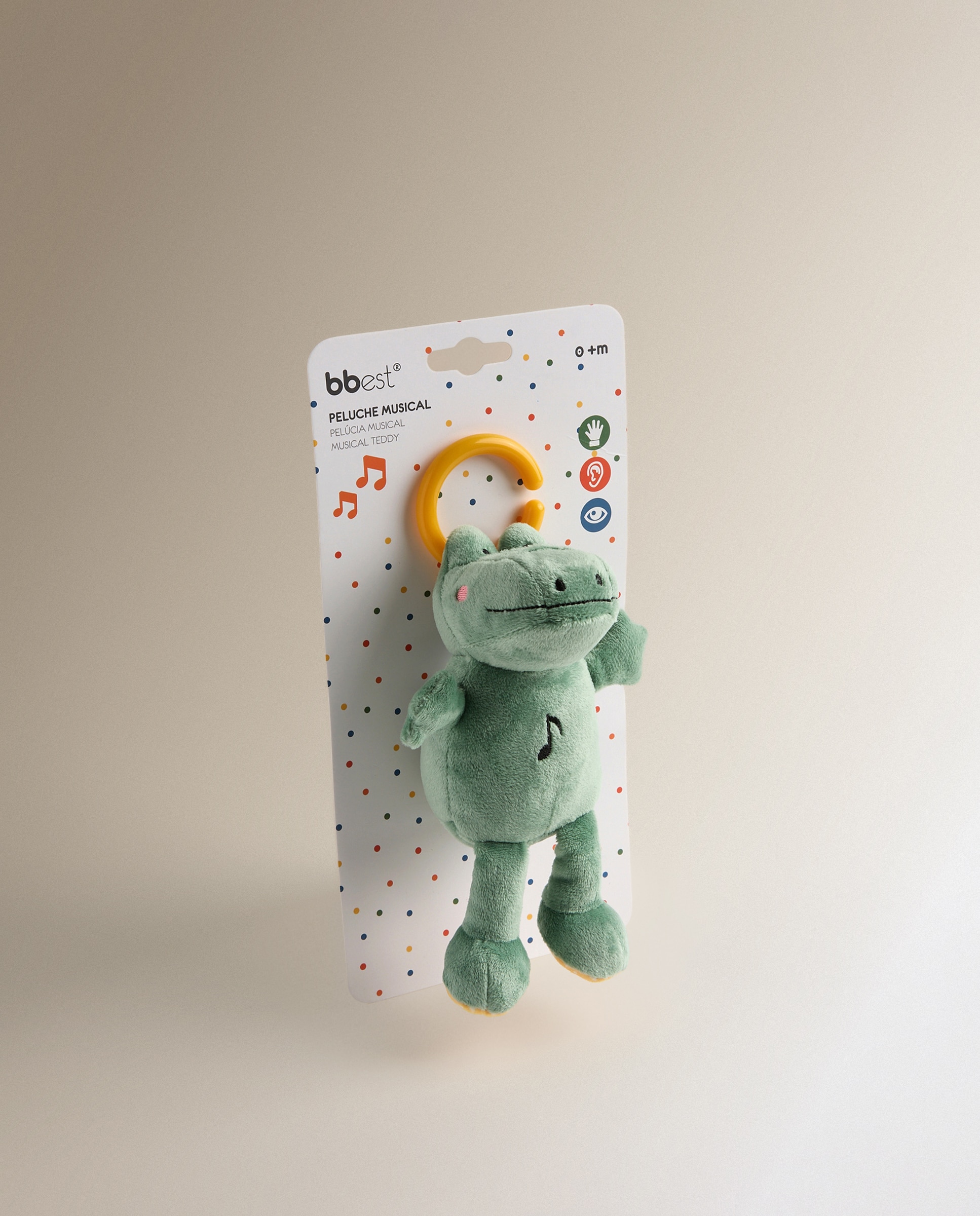 Peluche musical Bbest crocodilo Jungle Verde Primavera-3