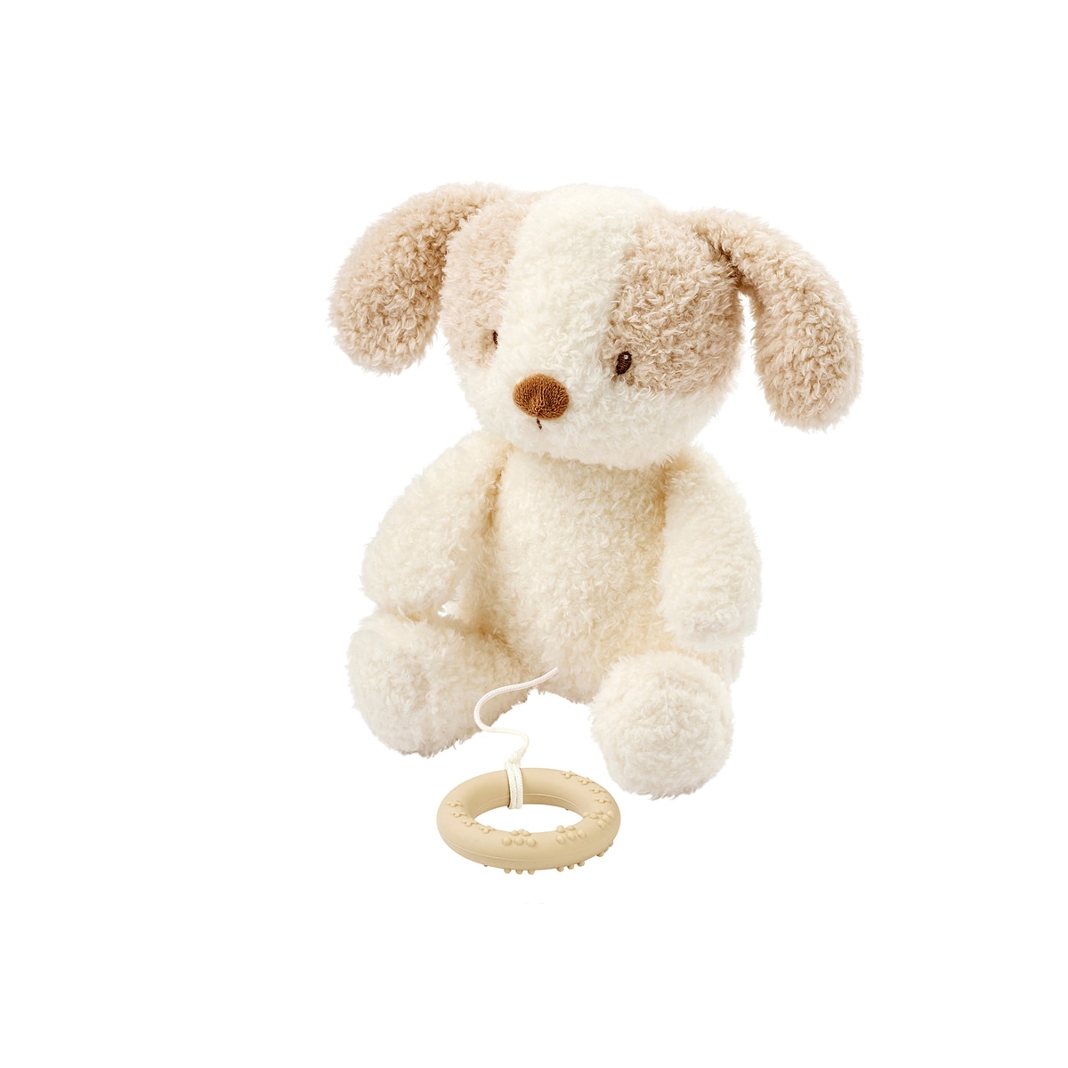 Nattou - Peluche musical Nattou perrito bebe 24cm colección Teddy.