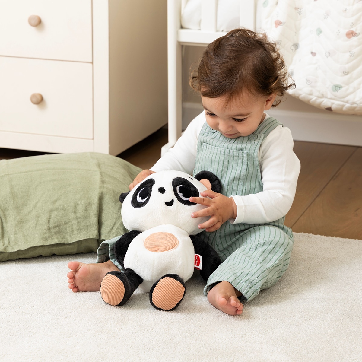 Peluche de Companhia Snuggly Buddy com Luz e Som Tranquilizante Branco-5