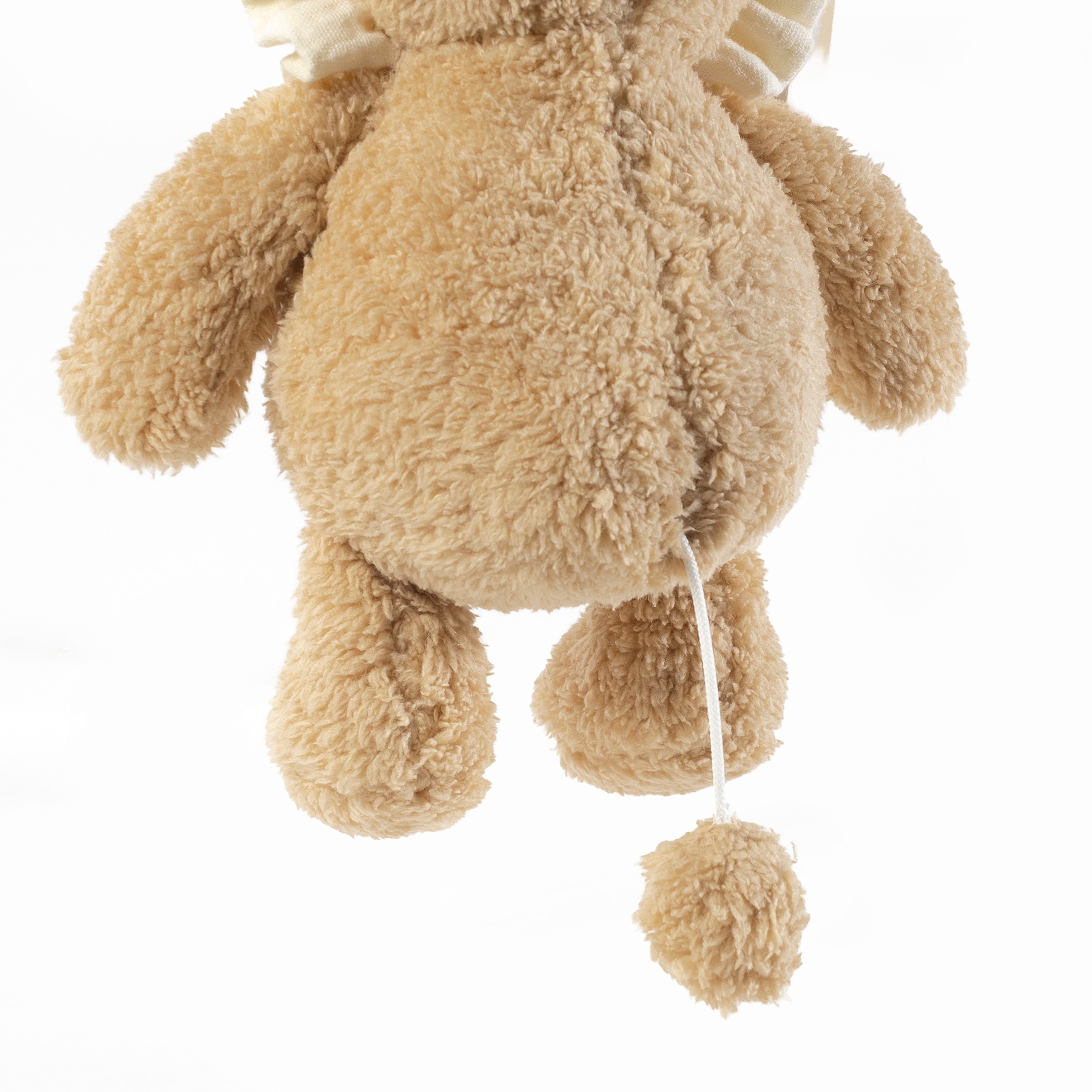 Peluche Musical Leão 25 cm Coleção Gala Bege Serra-3