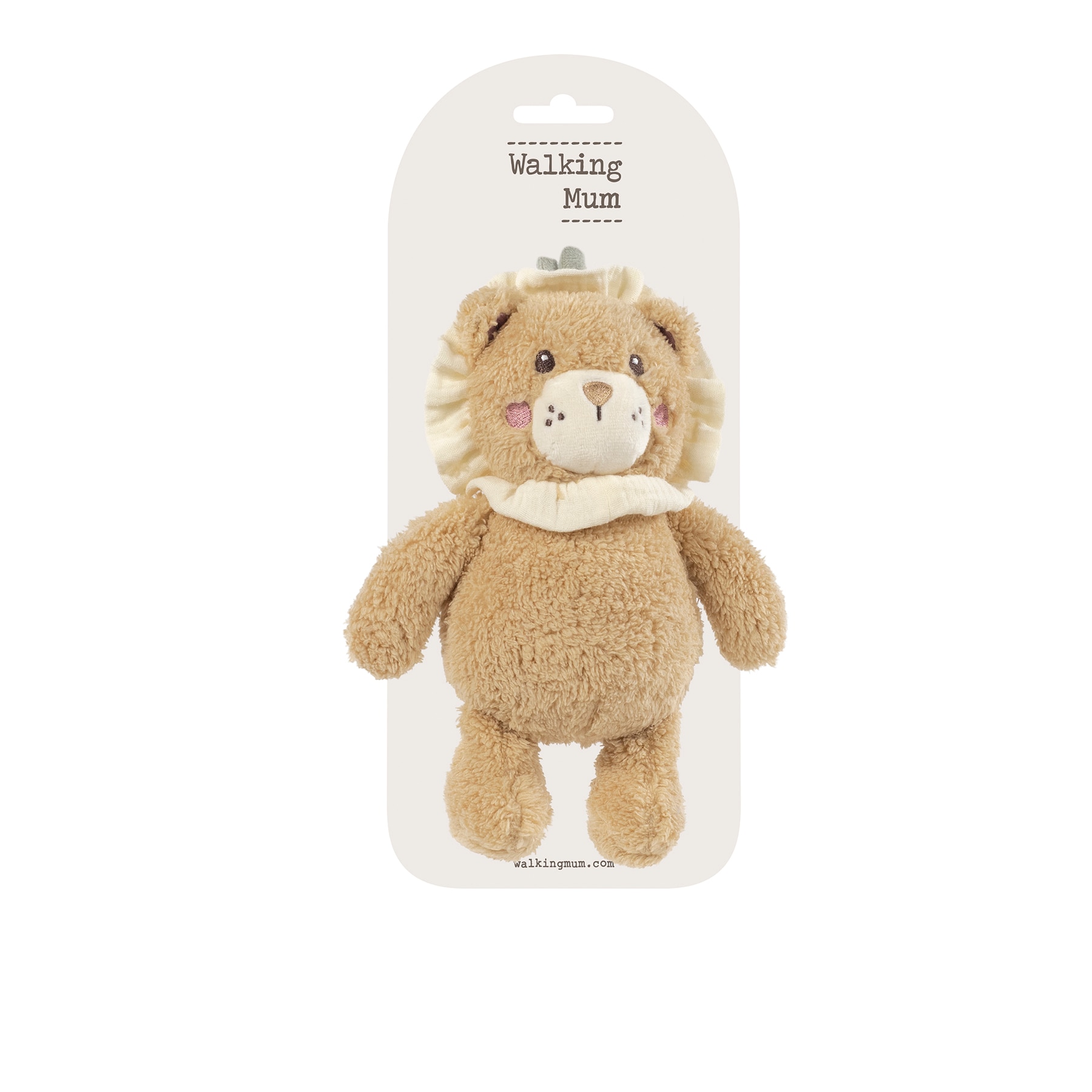 Peluche Musical Leão 25 cm Coleção Gala Bege Serra-4