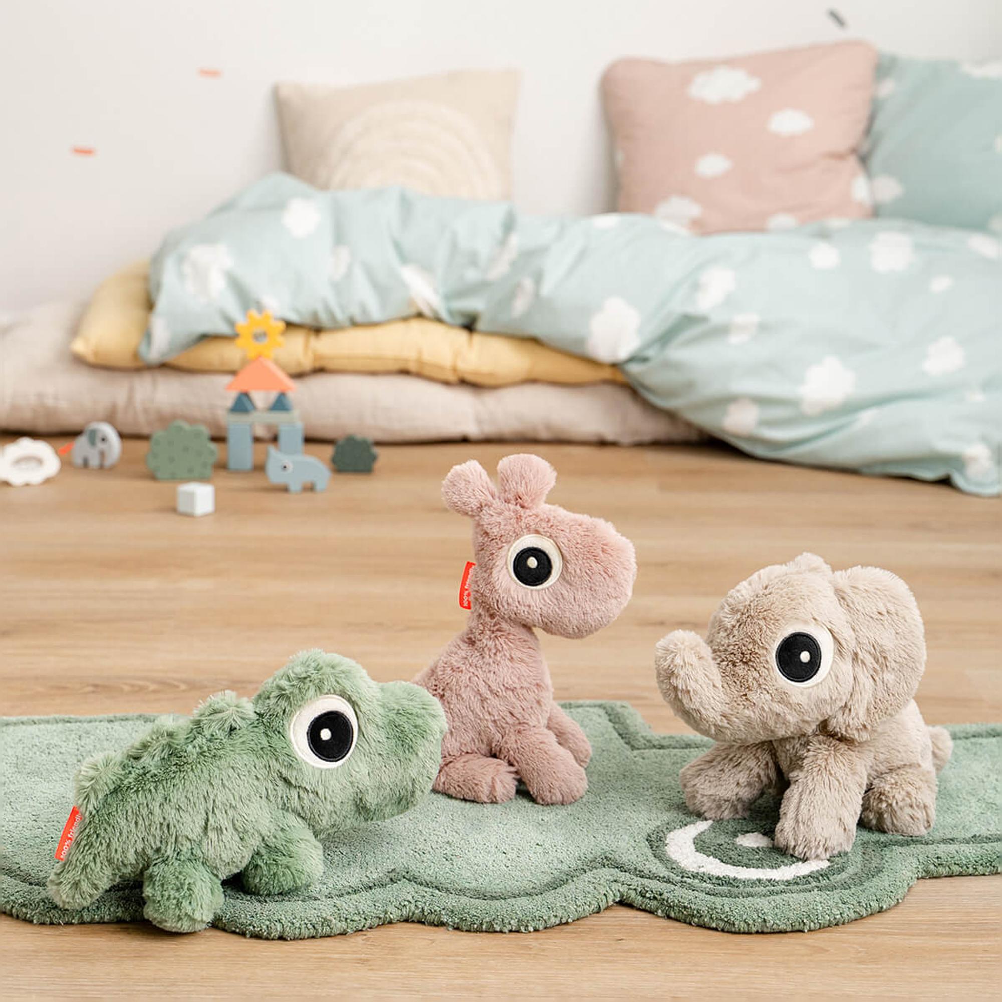 Peluche Done by Deer Croco 28 cm Verde Primavera-4