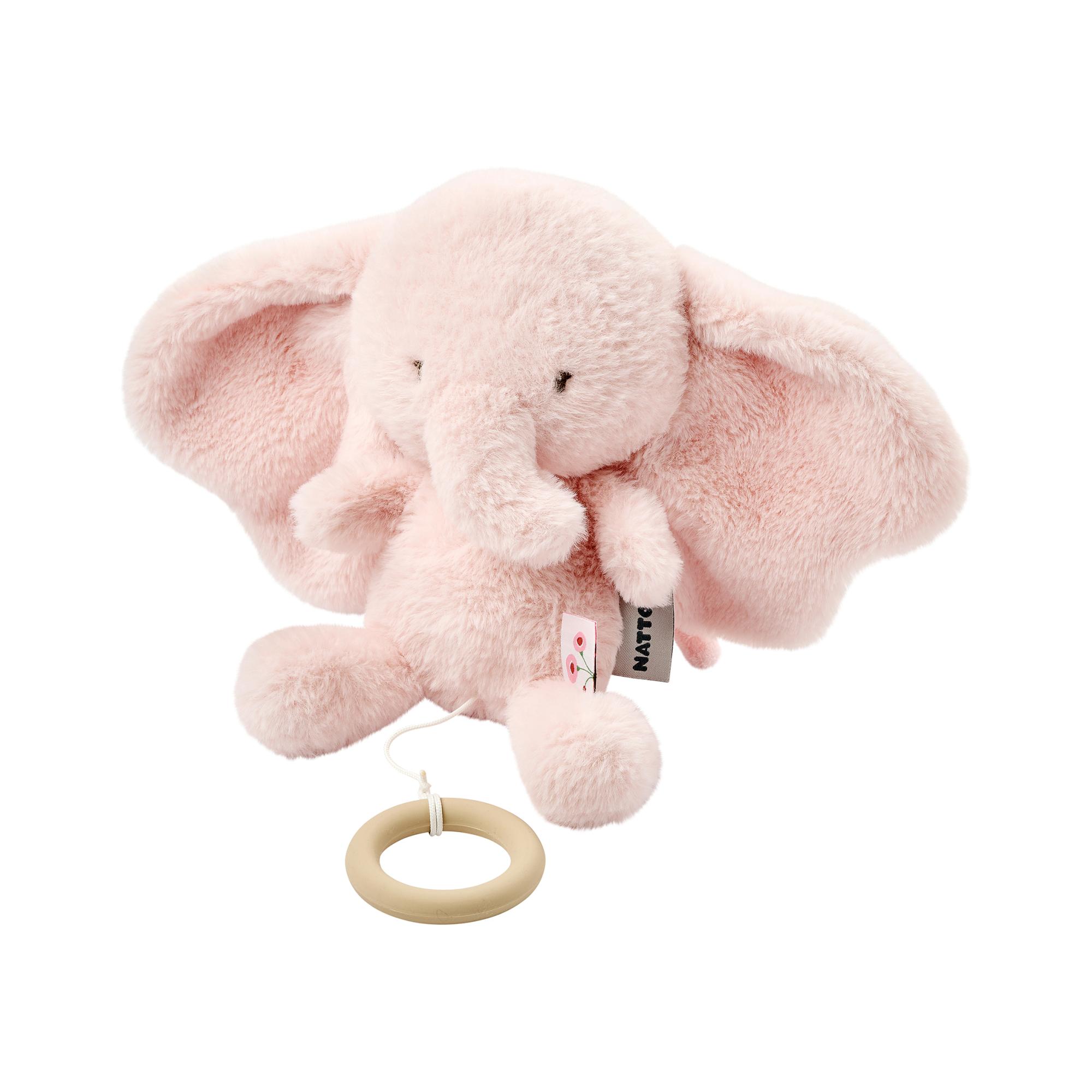 Nattou - Peluche musical Nattou elefante colección Fan Fan.
