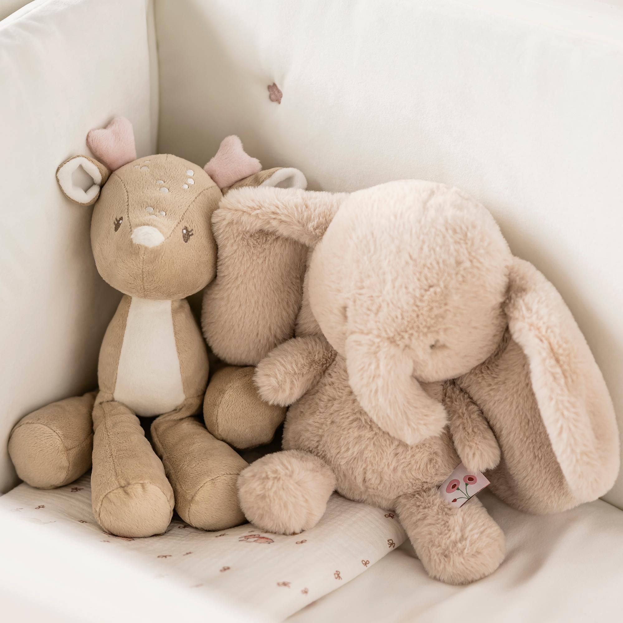 Peluche ciervo Nattou 30cm colección Fan Fan Beige Sierra-5