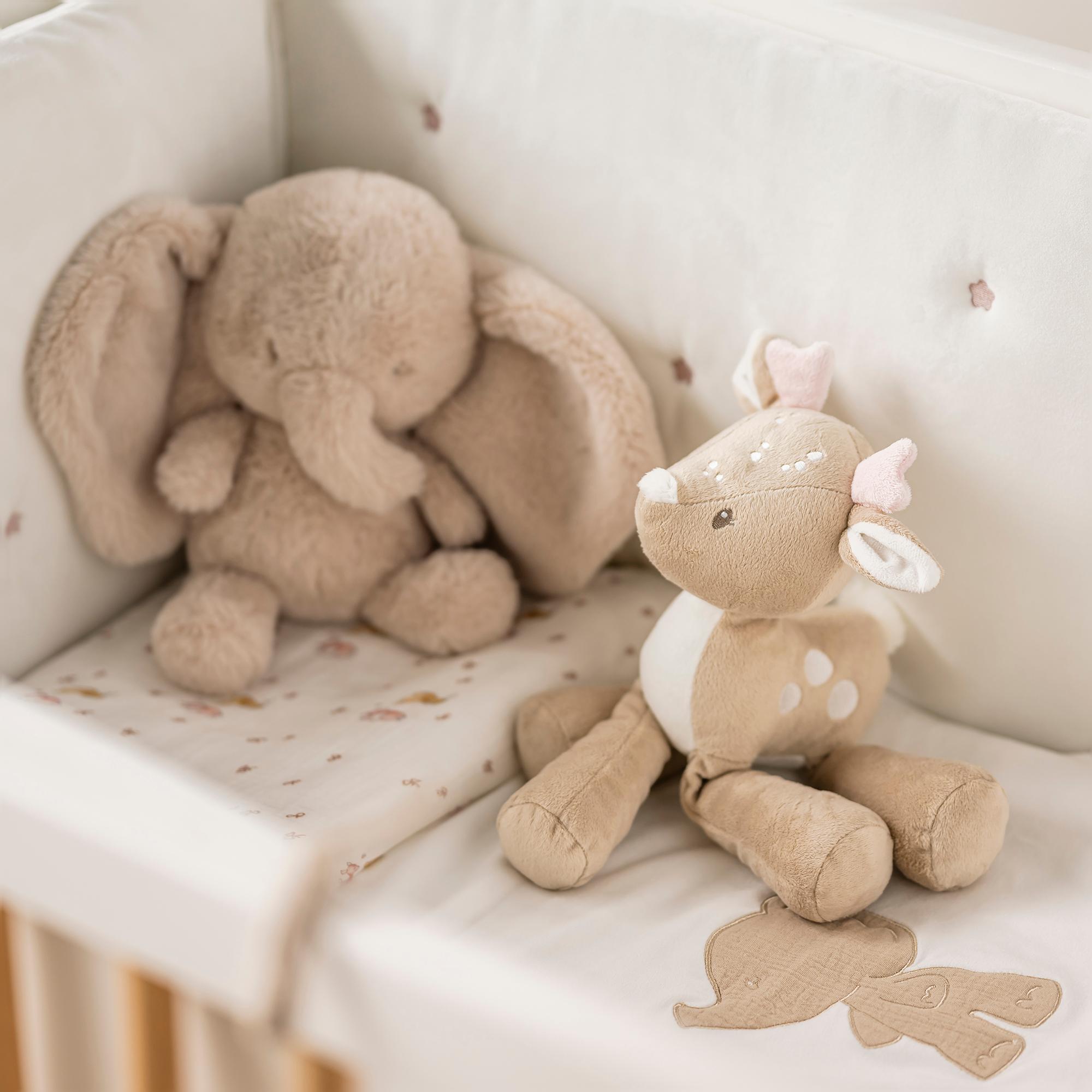 Peluche ciervo Nattou 30cm colección Fan Fan Beige Sierra-6