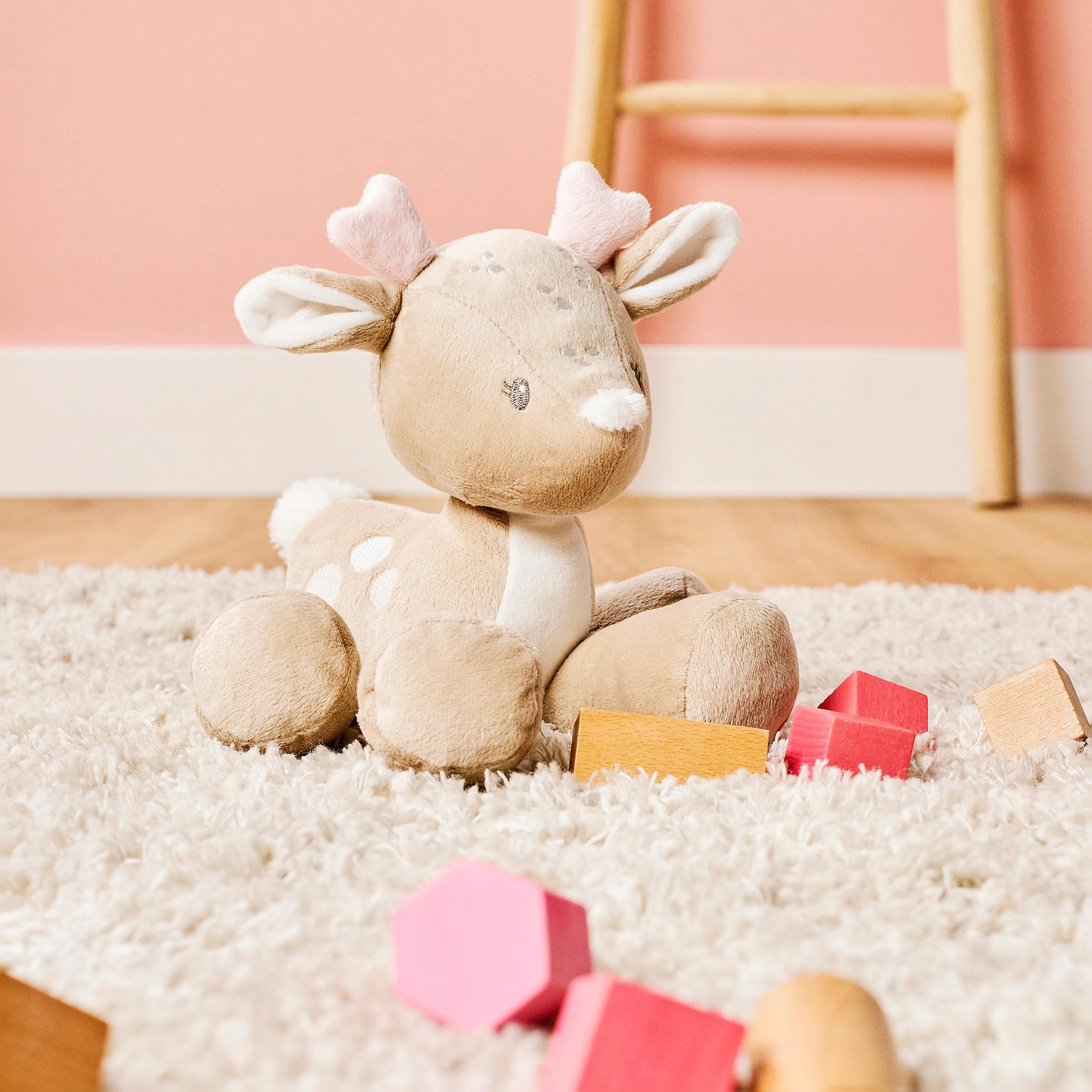 Peluche ciervo Nattou 30cm colección Fan Fan Beige Sierra-8