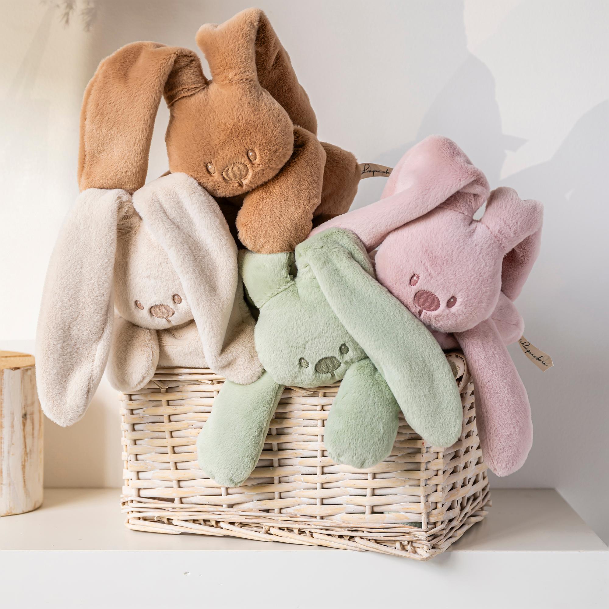 Peluche Coelho Flexível Coleção Lapidou Rosa-claro-3