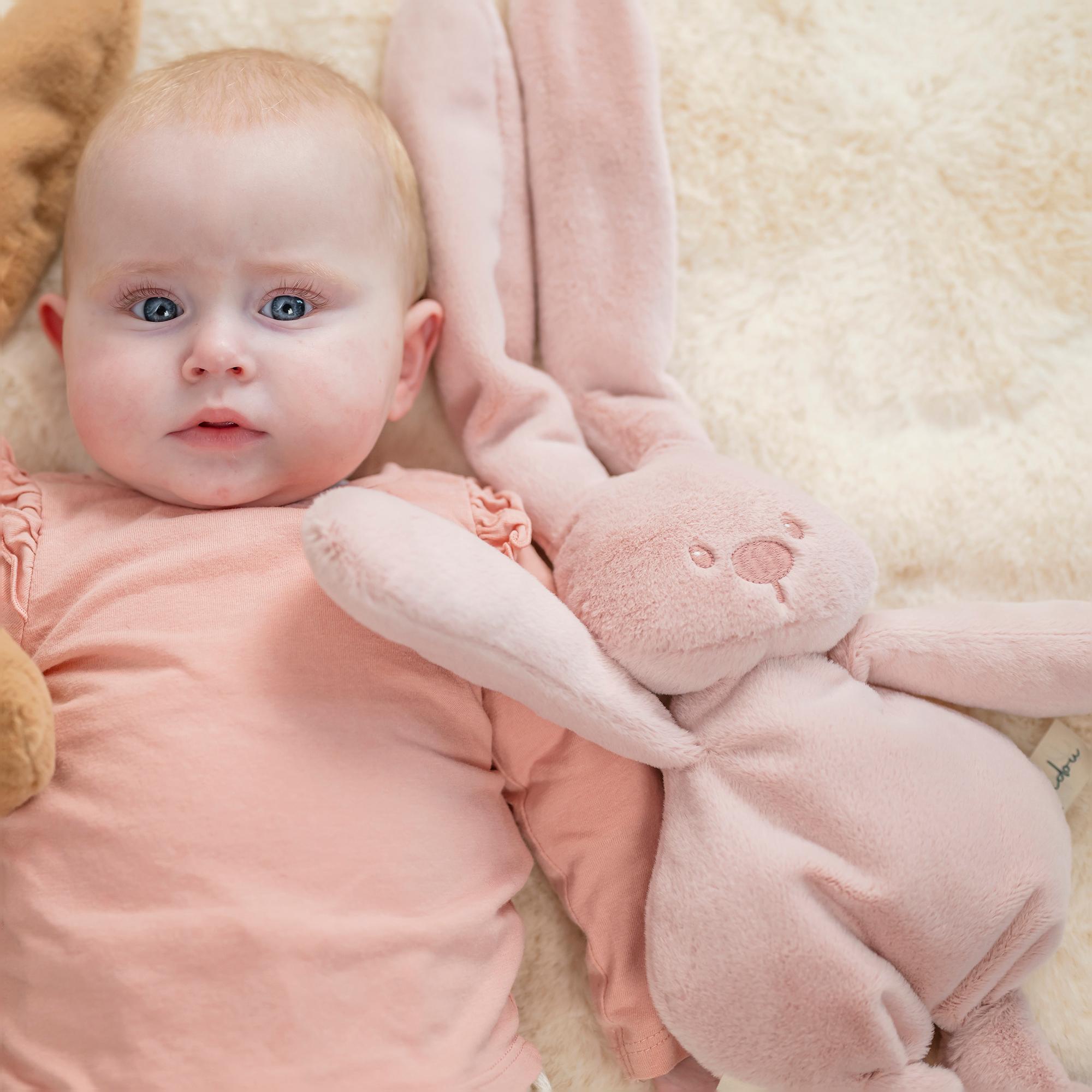 Peluche Coelho Flexível Coleção Lapidou Rosa-claro-7