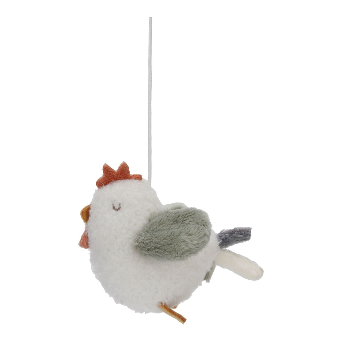 Móvil musical Little Dutch colección Little Farm Gris claro-4