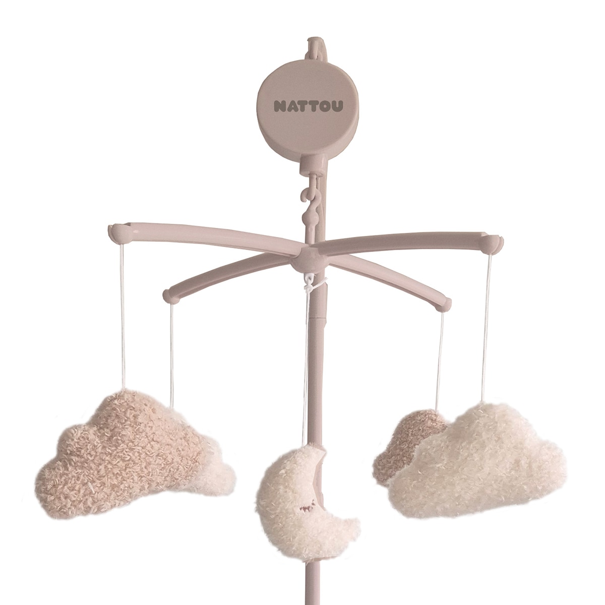 Nattou – Móvil musical Nattou con arco madera colección Teddy.