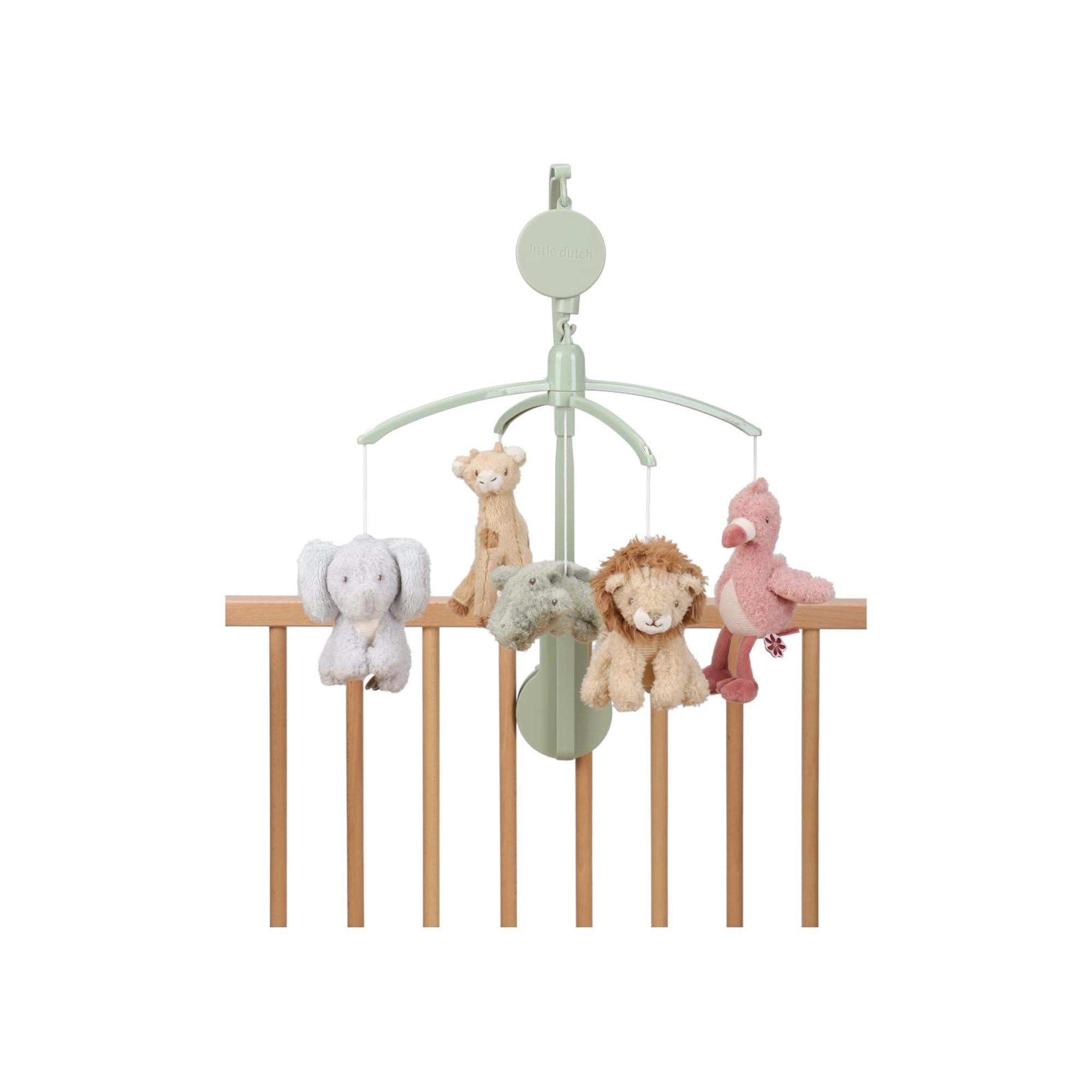 Móvil musical Little Dutch colección Safari Friends Multicolor-1