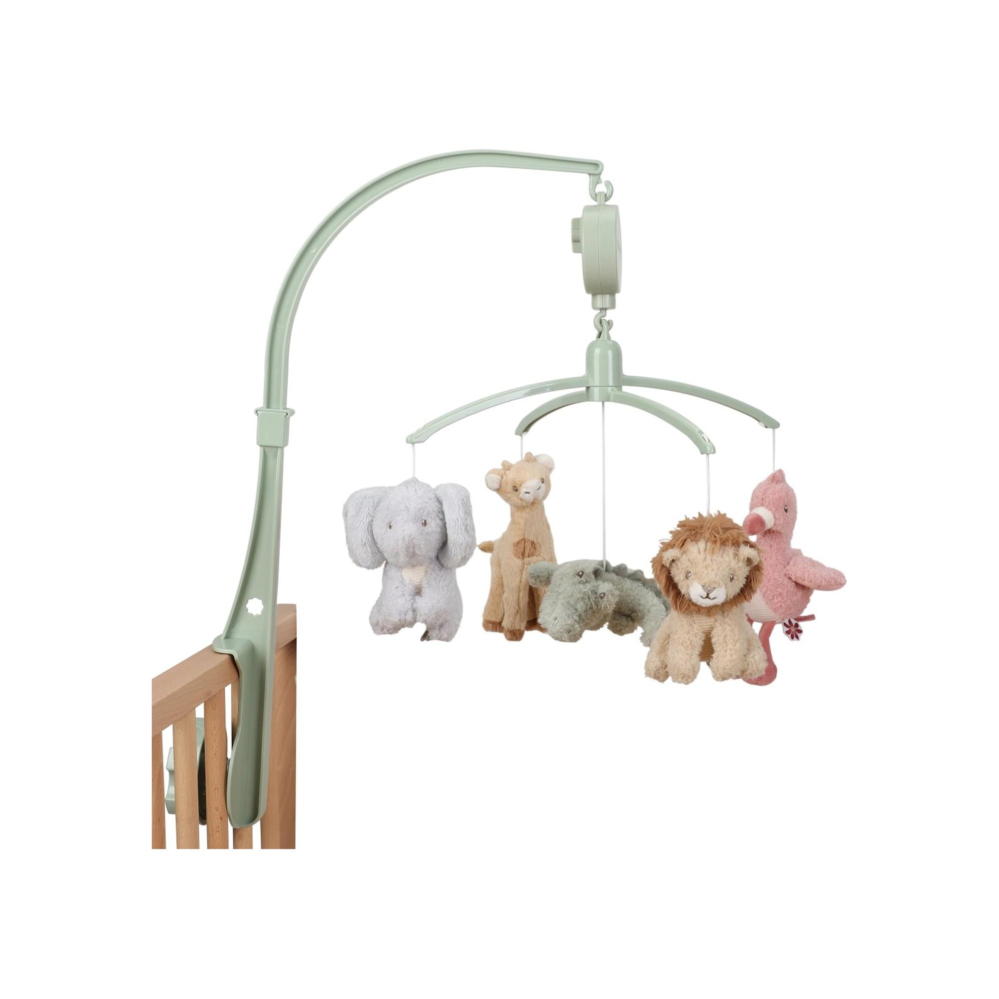Móvil musical Little Dutch colección Safari Friends Multicolor-2