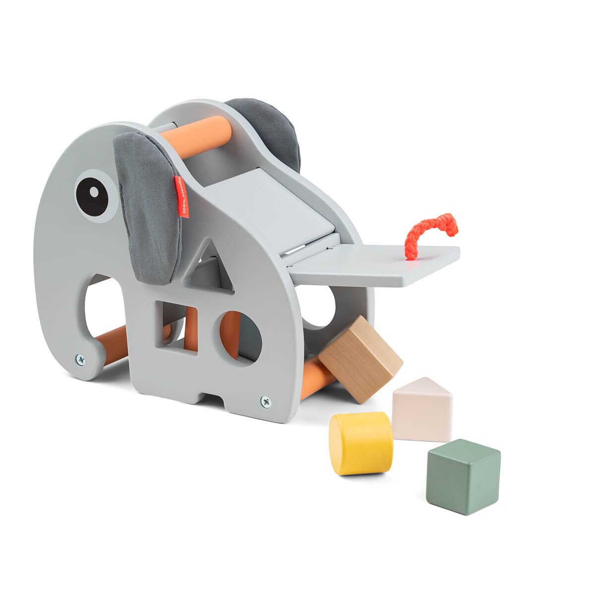 Caja encajable madera Elphee Done by Deer Happy Clouds Gris claro-2