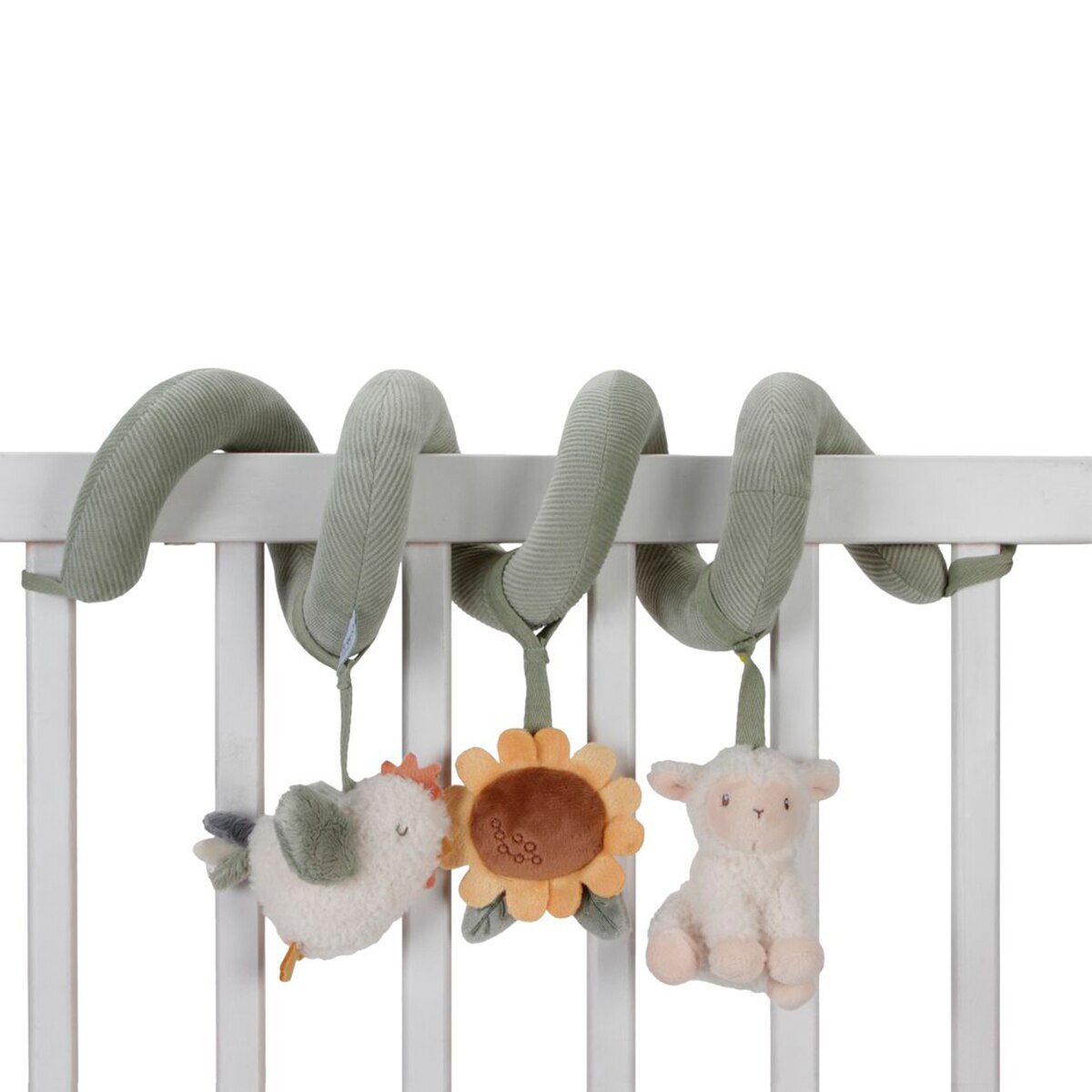Ristra espiral actividades Little Dutch colección Little Farm Gris claro-3