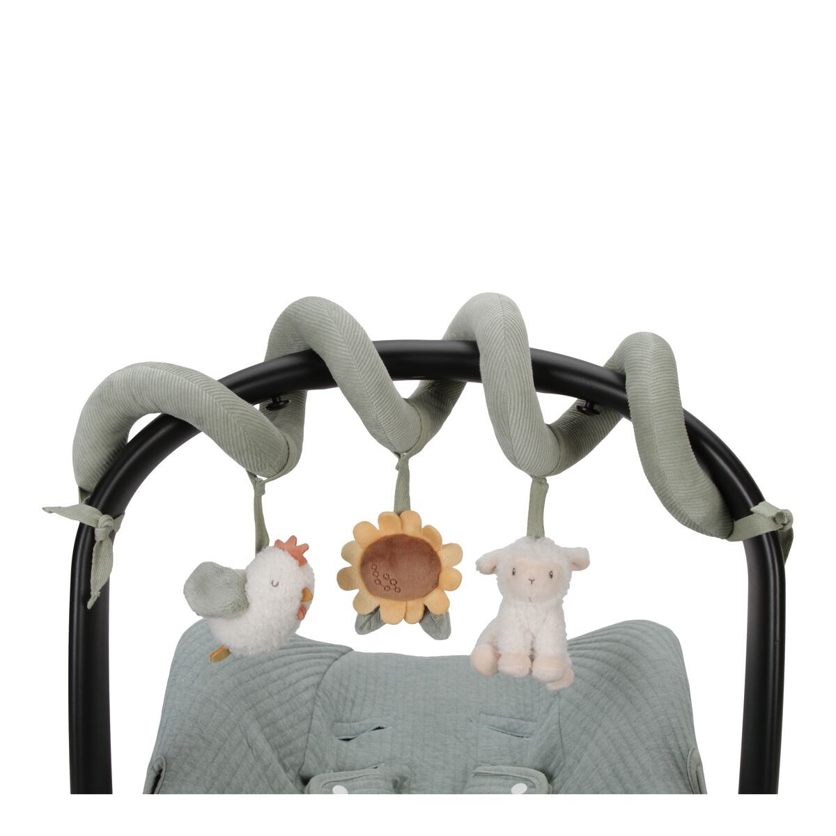 Ristra espiral actividades Little Dutch colección Little Farm Gris claro-4