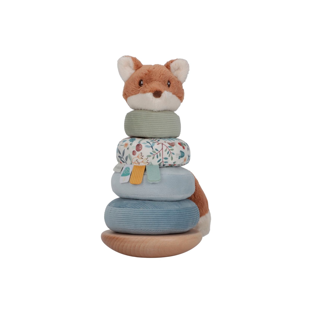 LITTLE DUTCH - Torre balanceable Little Dutch con anillas apilables blanditas