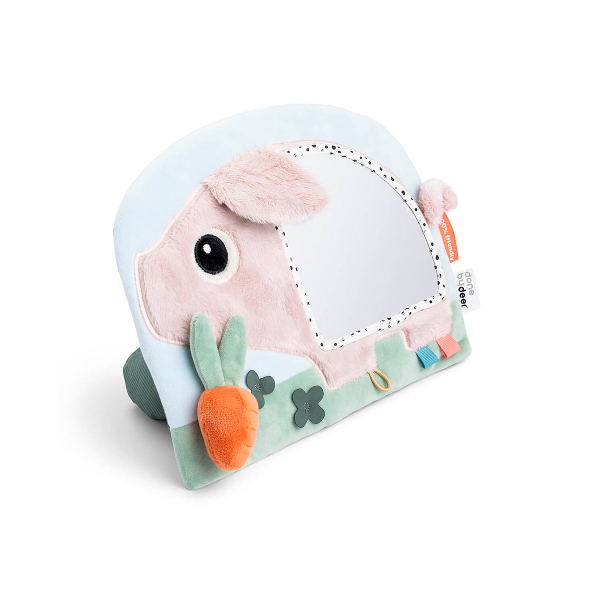 Done by Deer - Espejo actividad Done by Deer cerdito colección Tiny farm.