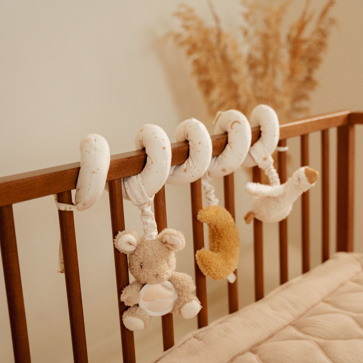 Espiral de atividades Little Dutch coleção Newborn Naturals Bege Serra-3