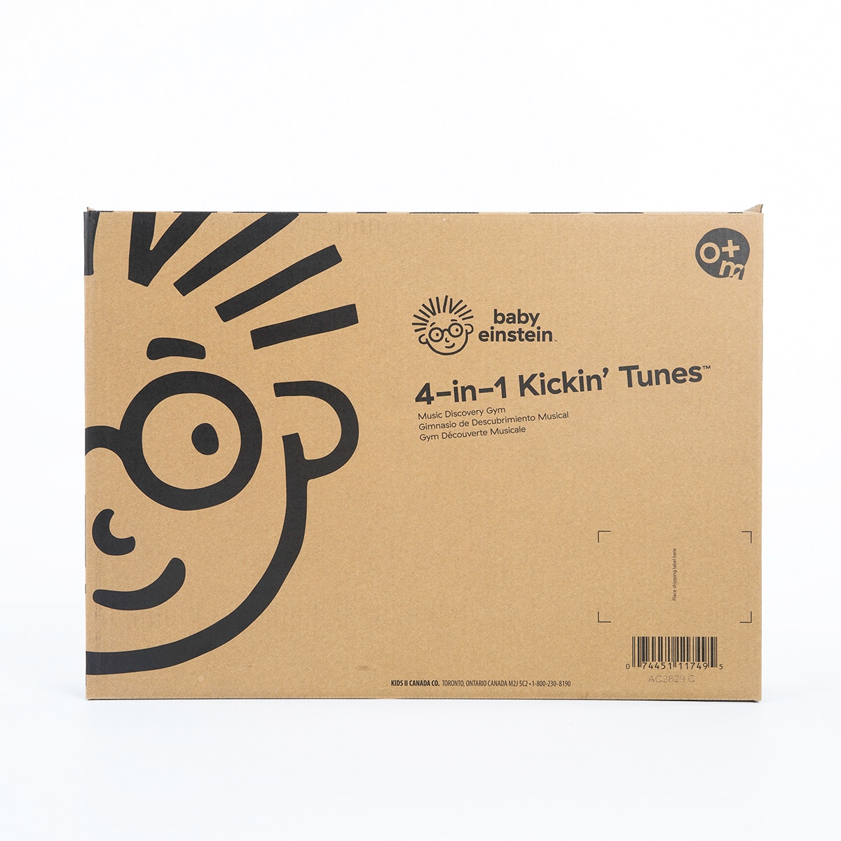 Manta de Atividades 4 em 1 Kickin Tunes Cinzento-20