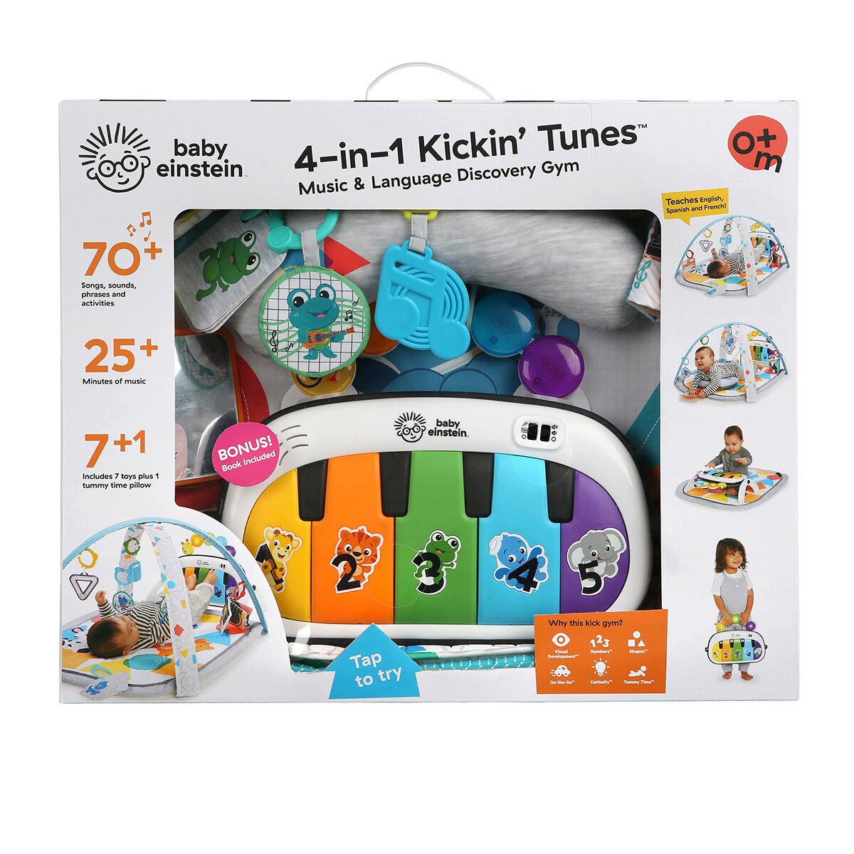 Manta de Atividades 4 em 1 Kickin Tunes Cinzento-21
