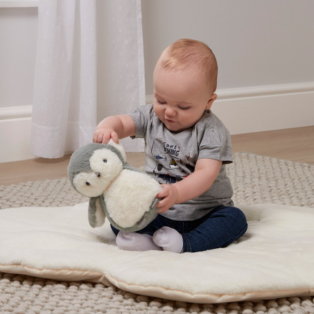 Manta actividades Mamas&Papas con arco wish upon a could Gris-9