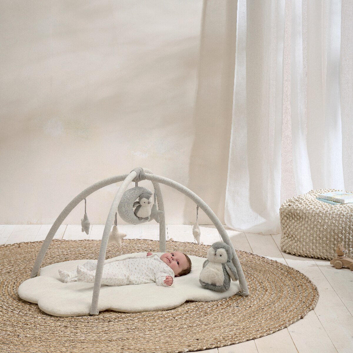 Manta actividades Mamas&Papas con arco wish upon a could Gris-10