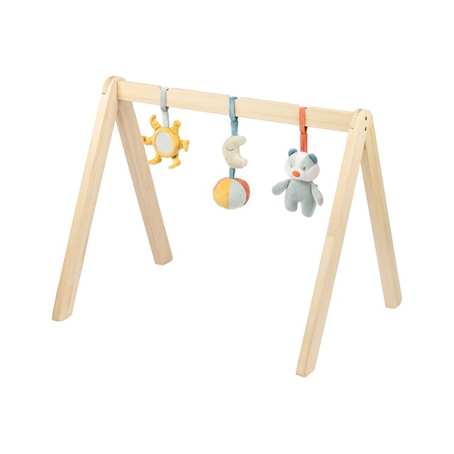 Arco juegos madera Nattou con juguetes colección Felix&Leo