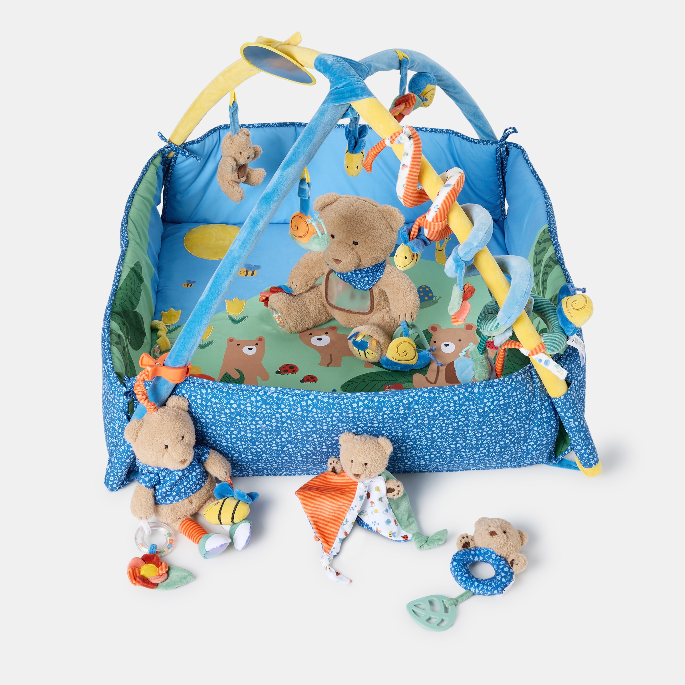 Manta de atividades evolutiva Bbest - coleção Urso Joga Multicolor-5