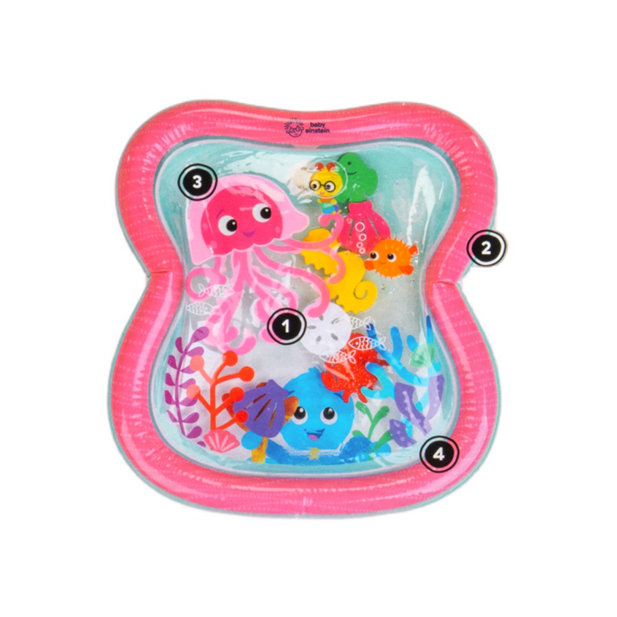 Tapete de atividades aquáticas Baby Einstein Jiggling Janet™ Rosa-4