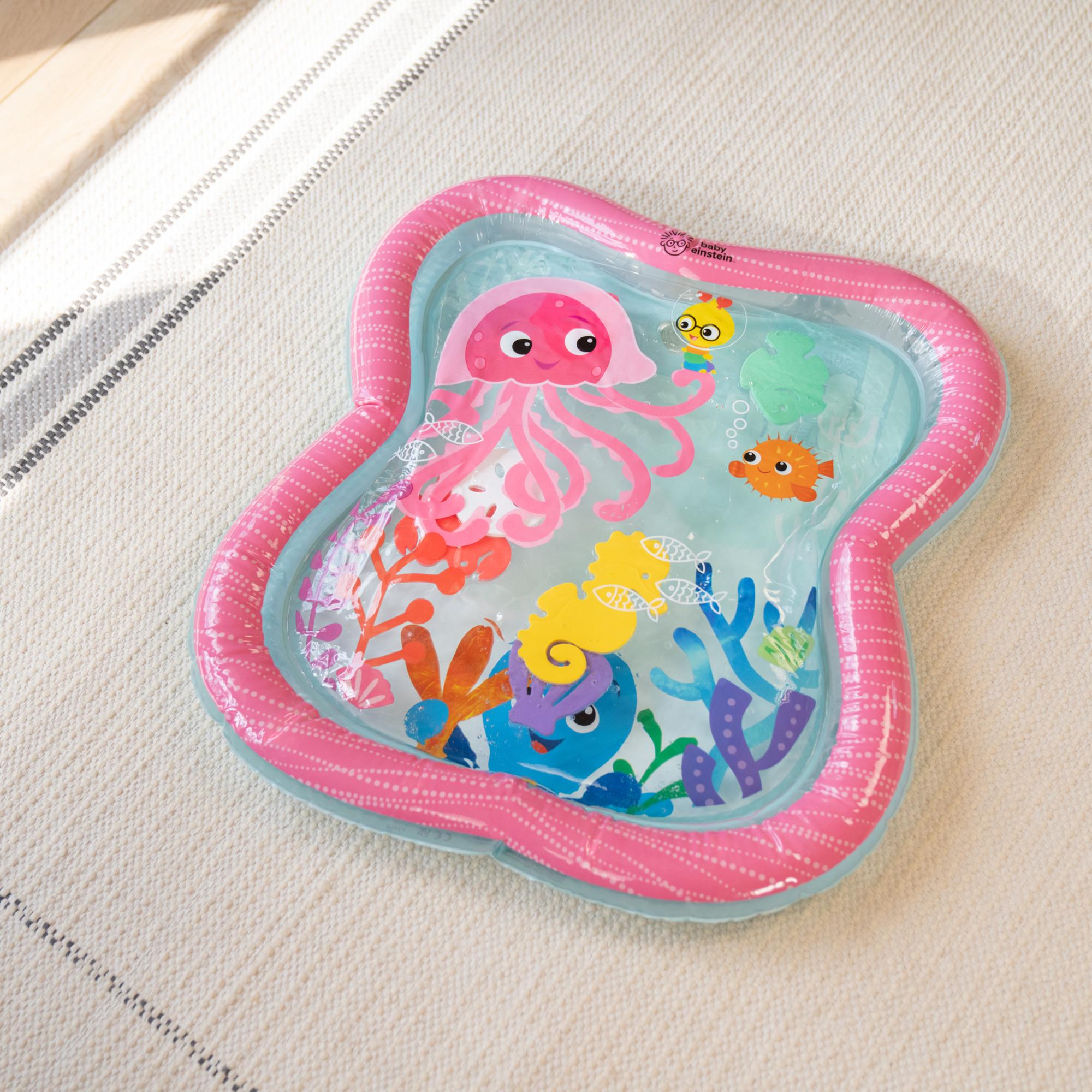 Tapete de atividades aquáticas Baby Einstein Jiggling Janet™ Rosa-6