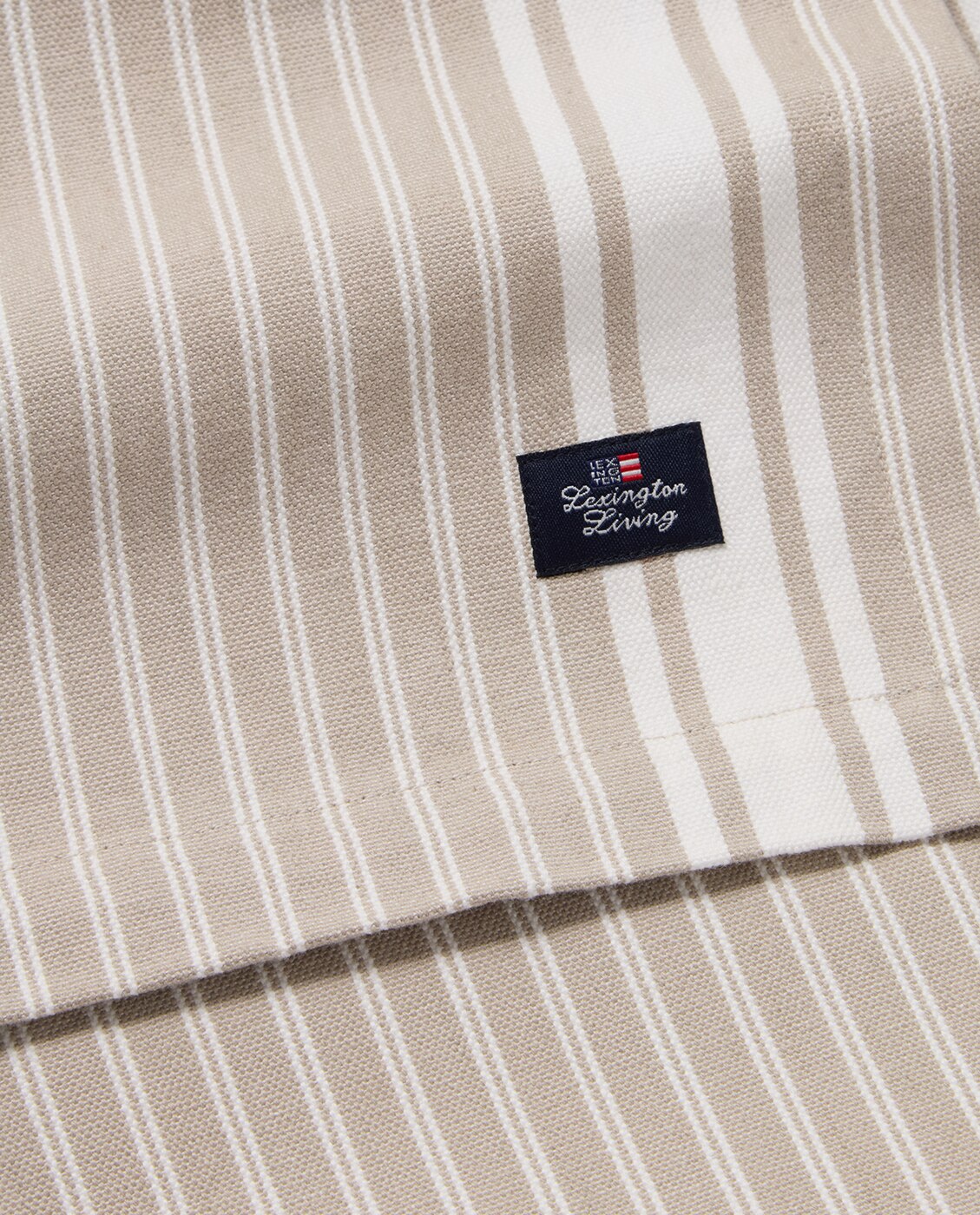 Camino de mesa algodón orgánico Icons Raya Lexington - Beige 50 x 250 cm Beige-3