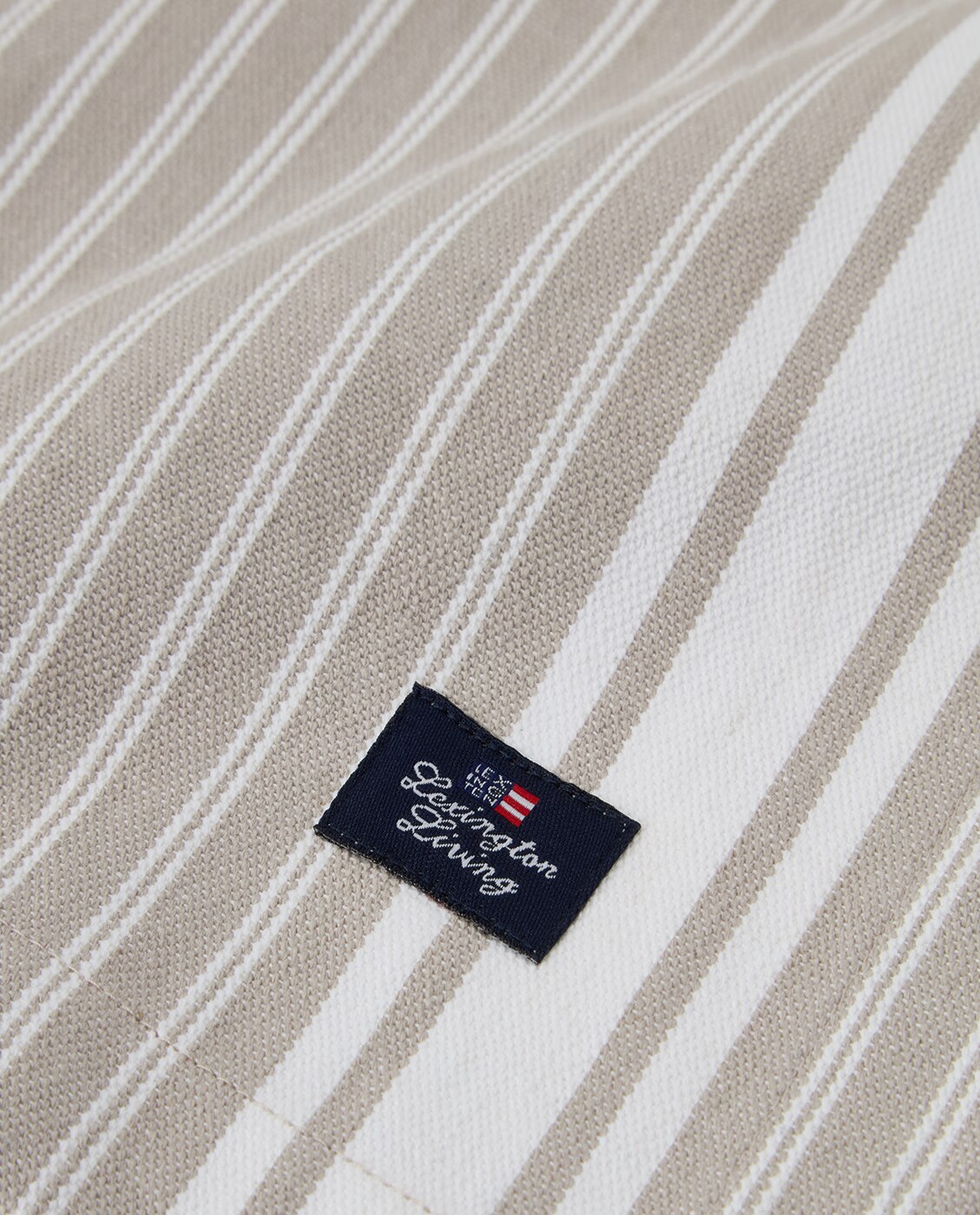 Camino de mesa algodón orgánico Icons Raya Lexington - Beige 50 x 250 cm Beige-4