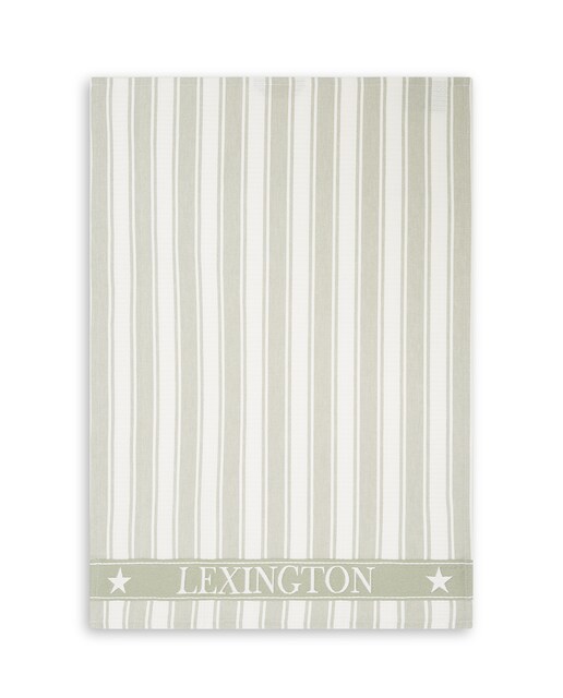 Imagem 0 de Pano de cozinha às riscas de sarja de algodão Icons Living