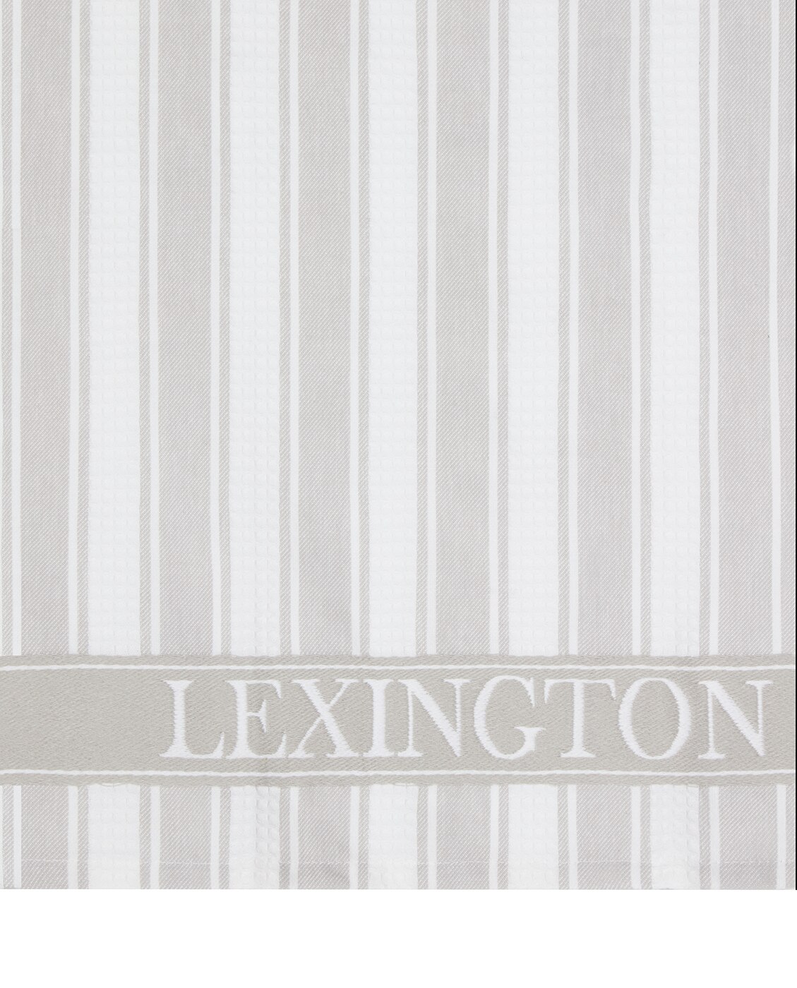 Paño de cocina de sarga Icons Waffle Lexington - Gris 50 x 70 cm Gris-3
