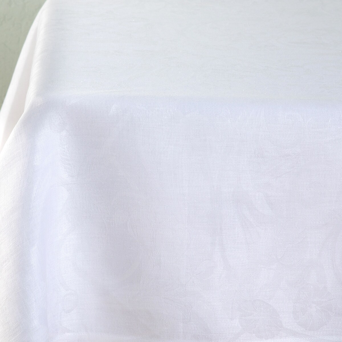 Mantel lino Tivoli Le Jacquard Français - Blanco 175 x 175 cm Blanco-2